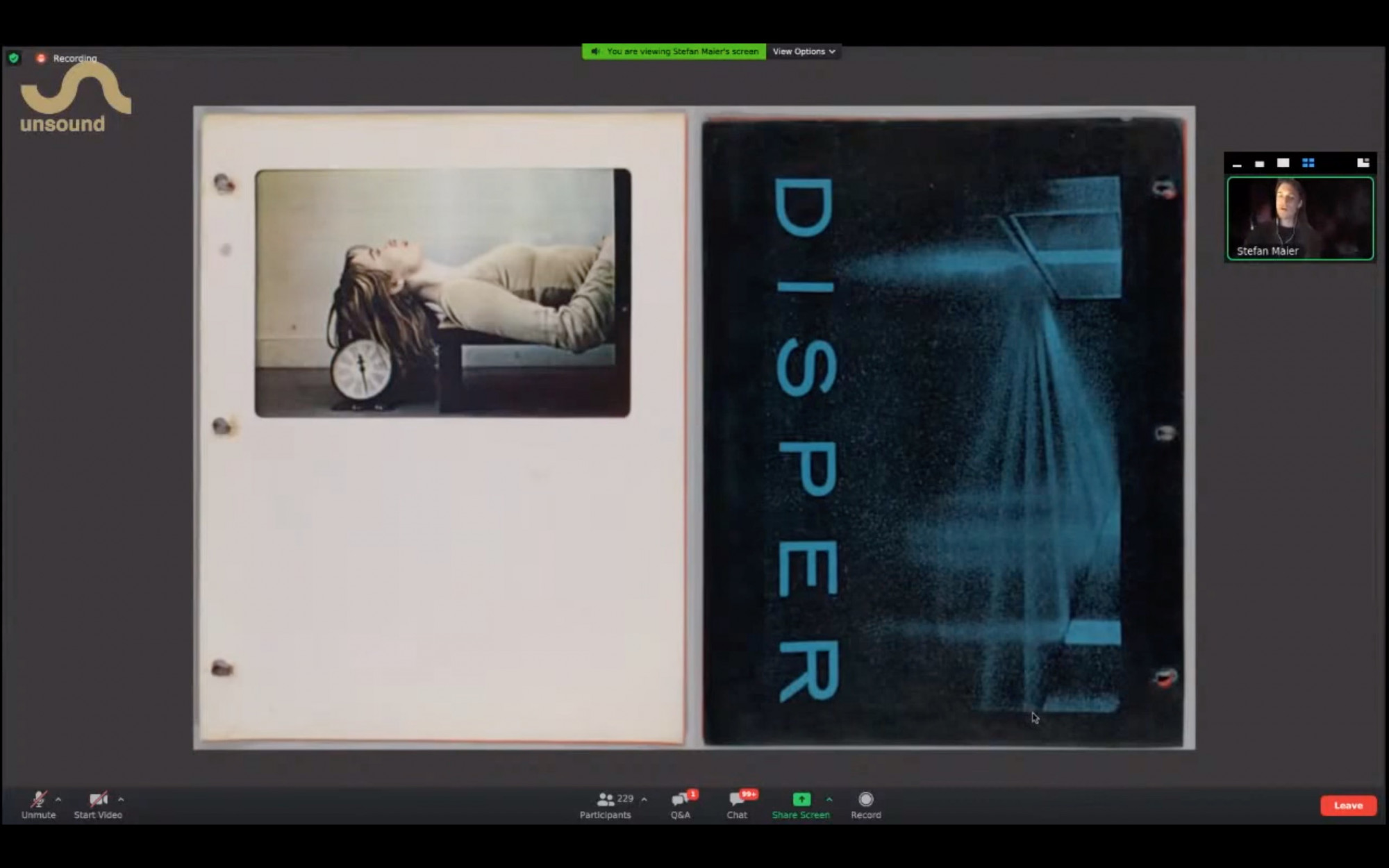 Maryanne Amacher, <em>Intelligent Life</em>, (1981-82), Screenshot, <em>Machine Listening, a curriculum, Session 1, (Against) The World of Coming Listening Machines</em>.