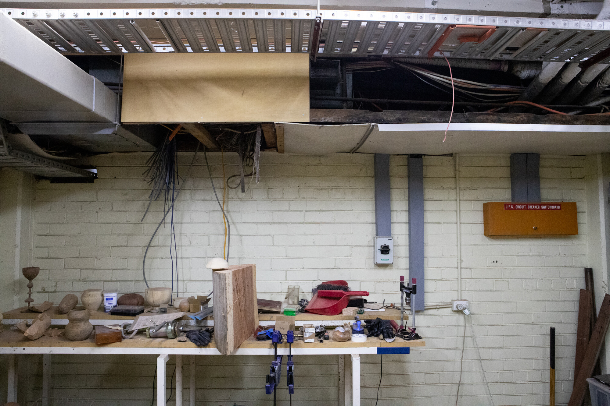 <p>Makiko Ryujin’s studio workshop in the former LM Ericsson Factory. Photograph by Makiko Ryujin.</p>