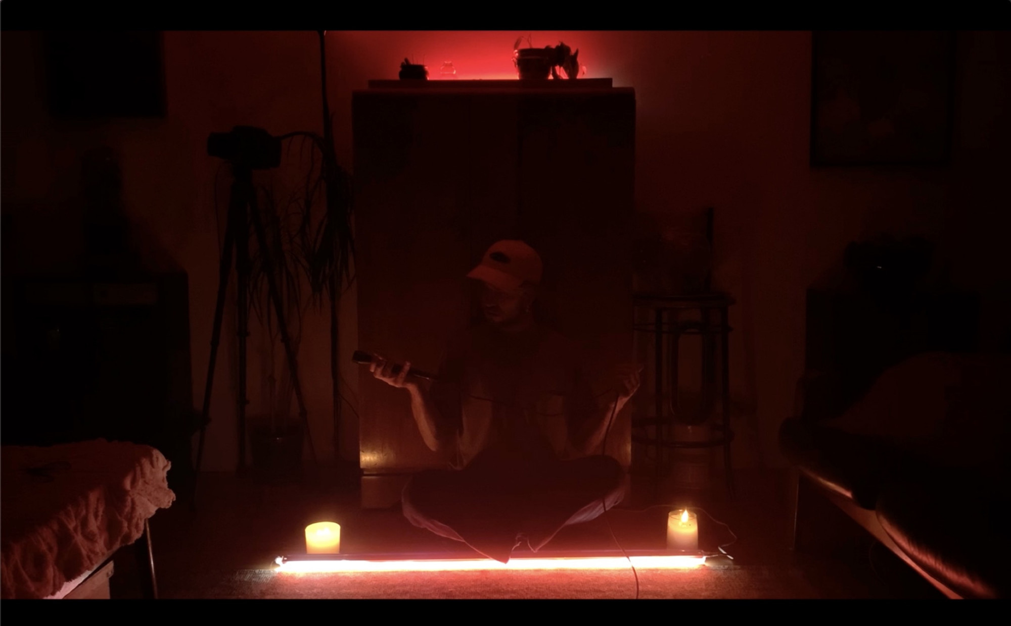 Marcus McKenzie, <em>The Crying Room</em>, 2020, screenshot. Courtesy of the artist, Arts Centre Melbourne and Melbourne Fringe. Photo: Marcus McKenzie