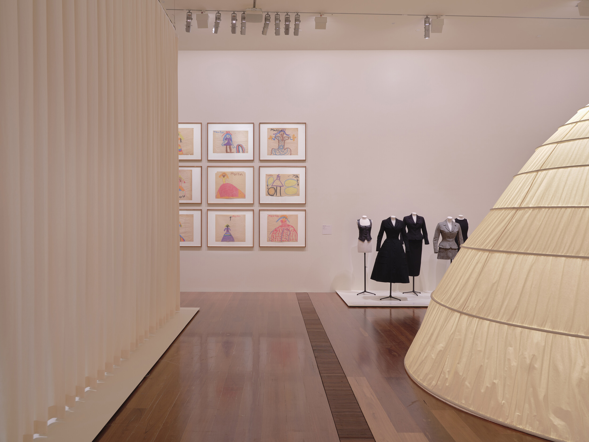 <p>Installation view of <em>Martin Grant</em> at The Ian Potter Centre: NGV Australia, Melbourne. Photo: Sean Fennessy</p>