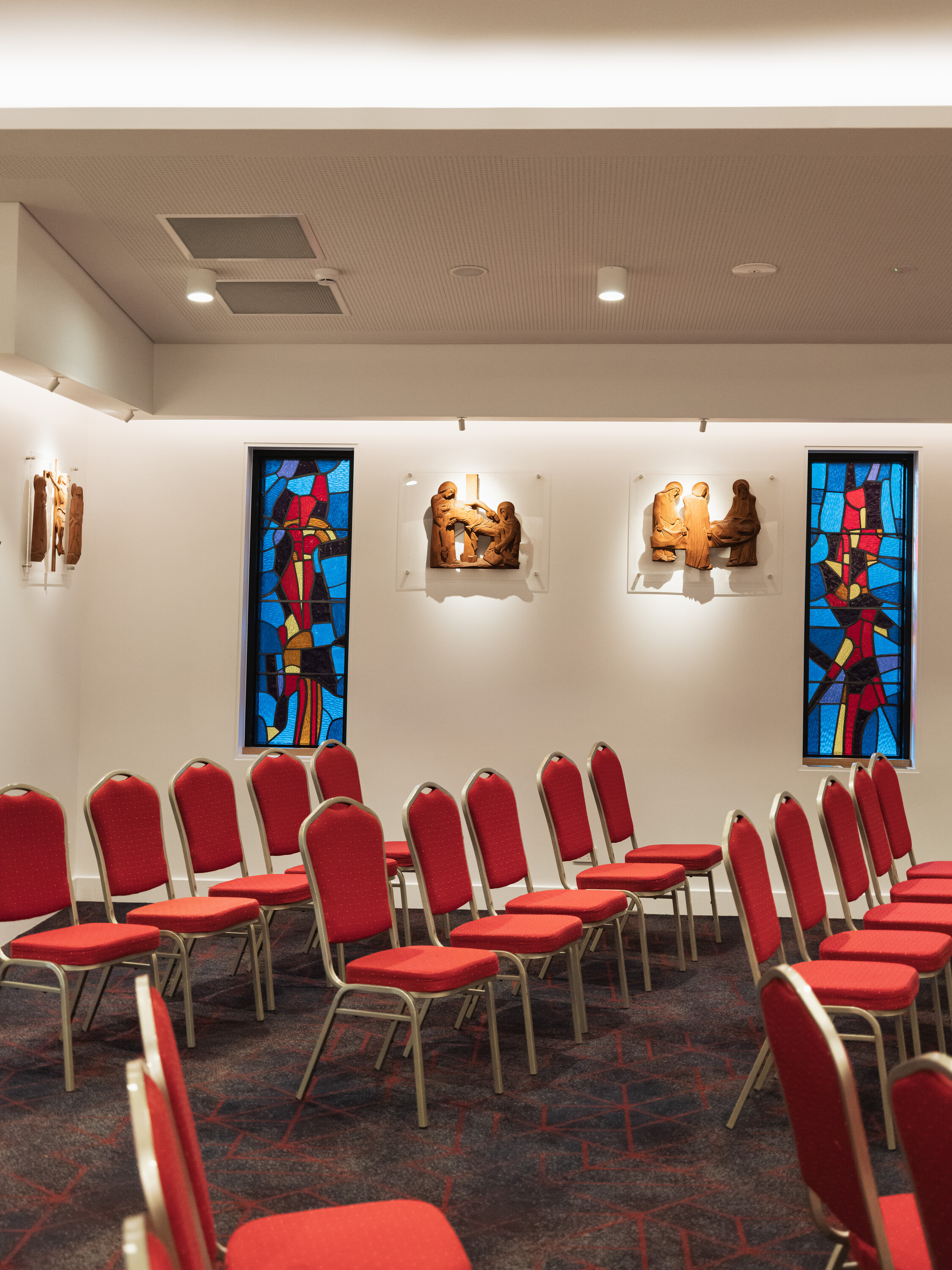 <p>Mother of God Chapel, one of the new additions to the Mary Immaculate Parish Centre. Photographs by Caitlin Wong.</p>