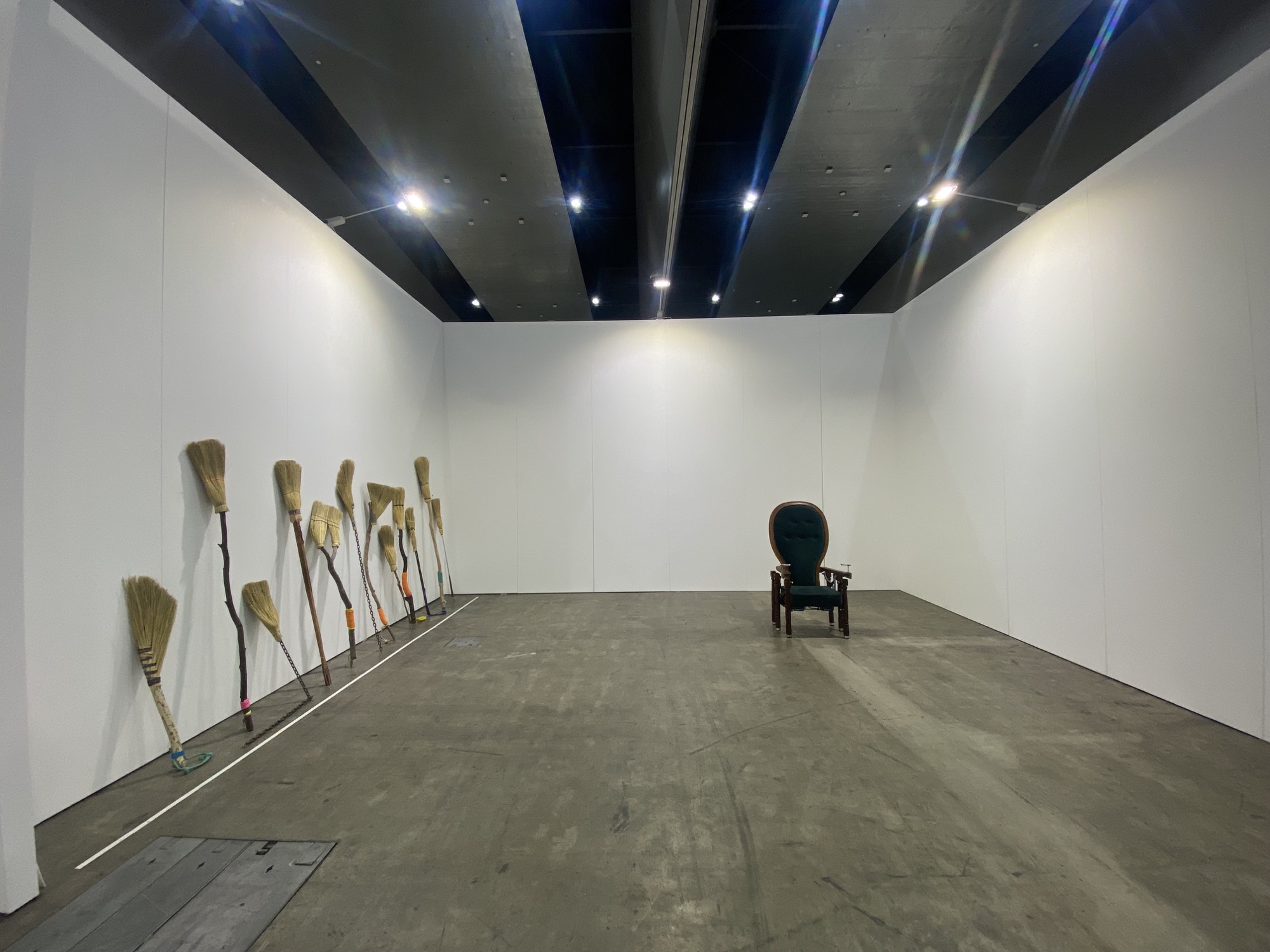 Michael Bugelli Gallery booth D6, Melbourne Art Fair. Photo: Michael Bugelli