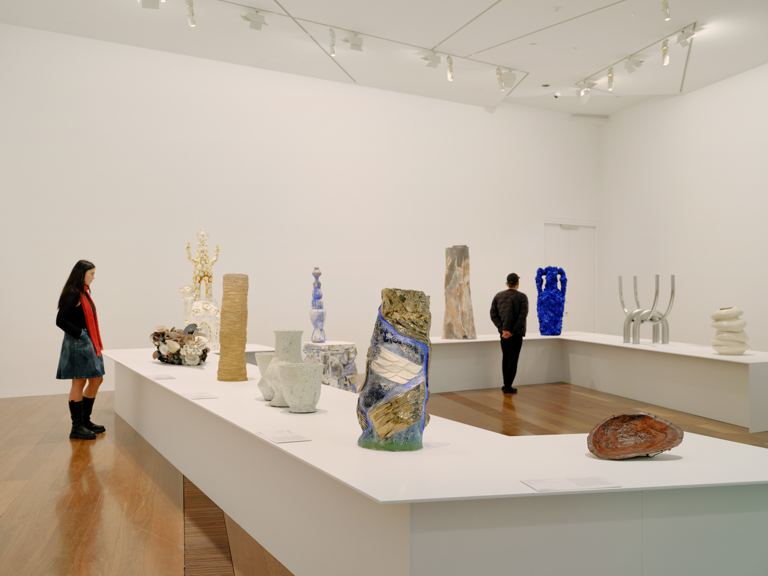 Installation view of <em>Vessels</em> on display at <em>Melbourne Now</em>, The Ian Potter Centre: NGV Australia, Melbourne. Photo: Tom Ross