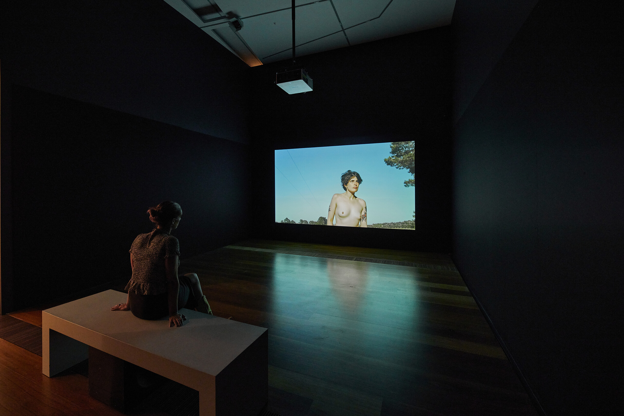 Installation view of Claire Lambe’s Sudden bursts of nasty laughter, 2022-2023 on display as part of the Melbourne Now exhibition at The Ian Potter Centre: NGV Australia, Melbourne from 24 March to 20 August 2023. Photo: Sean Fenness