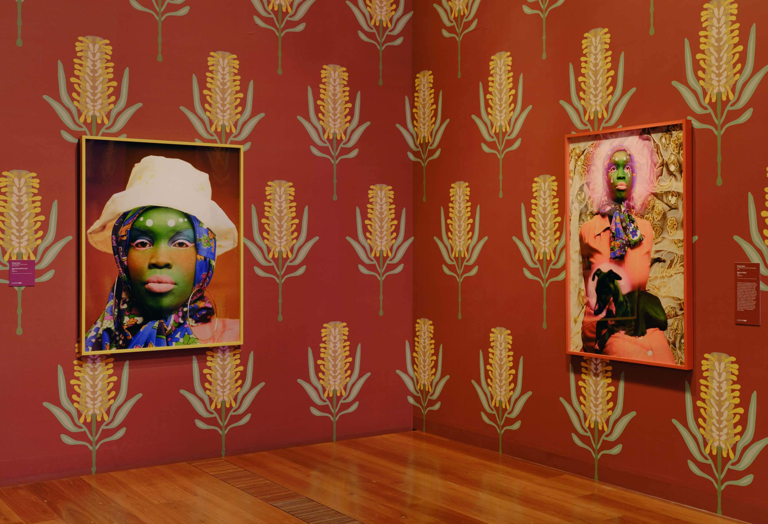 Installation view of Atong Atem’s work on display as part of the Melbourne Now exhibition at The Ian Potter Centre: NGV Australia, Melbourne from 24 March to 20 August 2023. Photo: Tom Ross