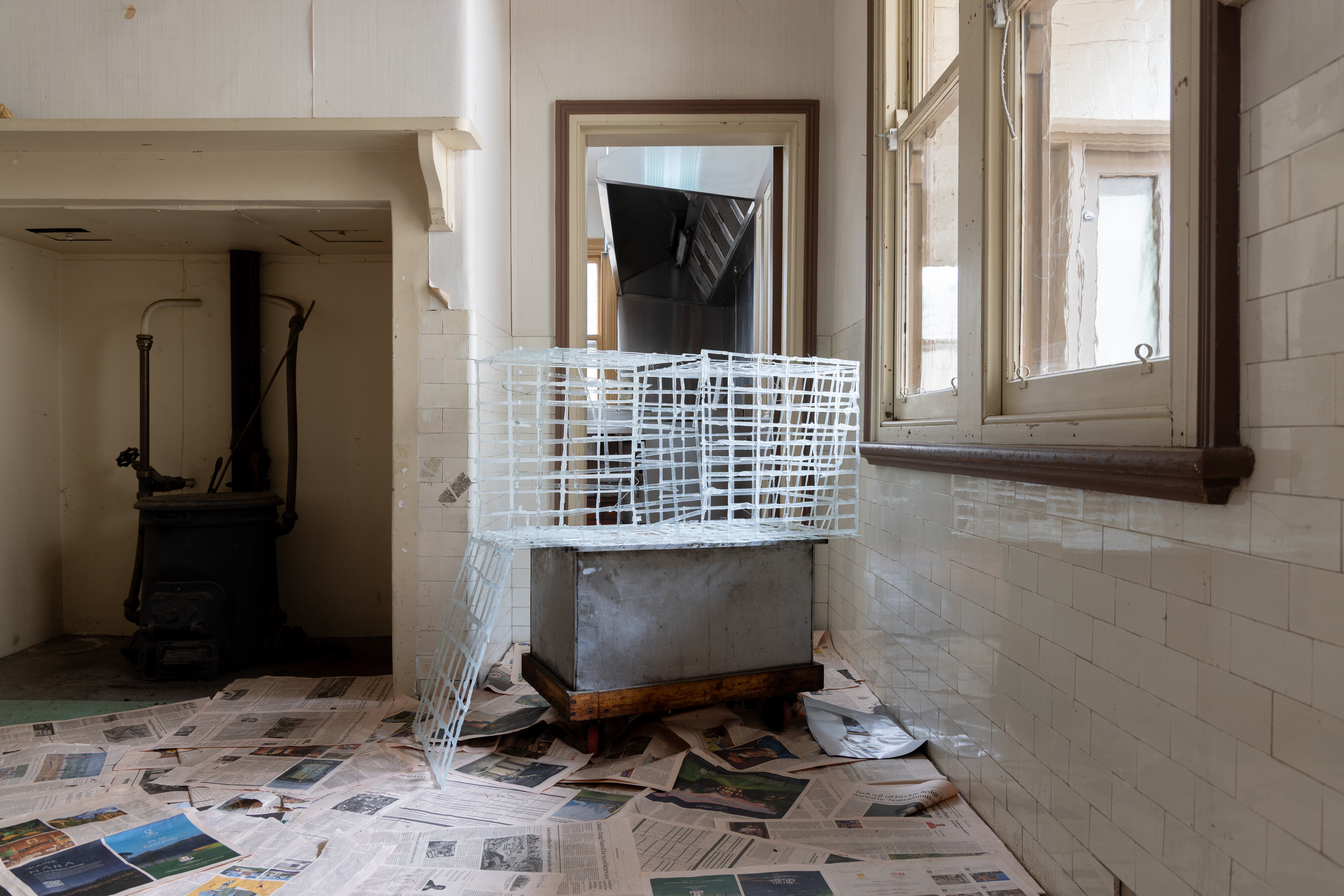 <p>Installation view of Isadora Vaughan, <em>Hypocrites Fidelity</em>, 2026, Melbourne Sculpture Biennale, 2026. Photo by Nicholas Mahady. Courtesy the artist.</p>