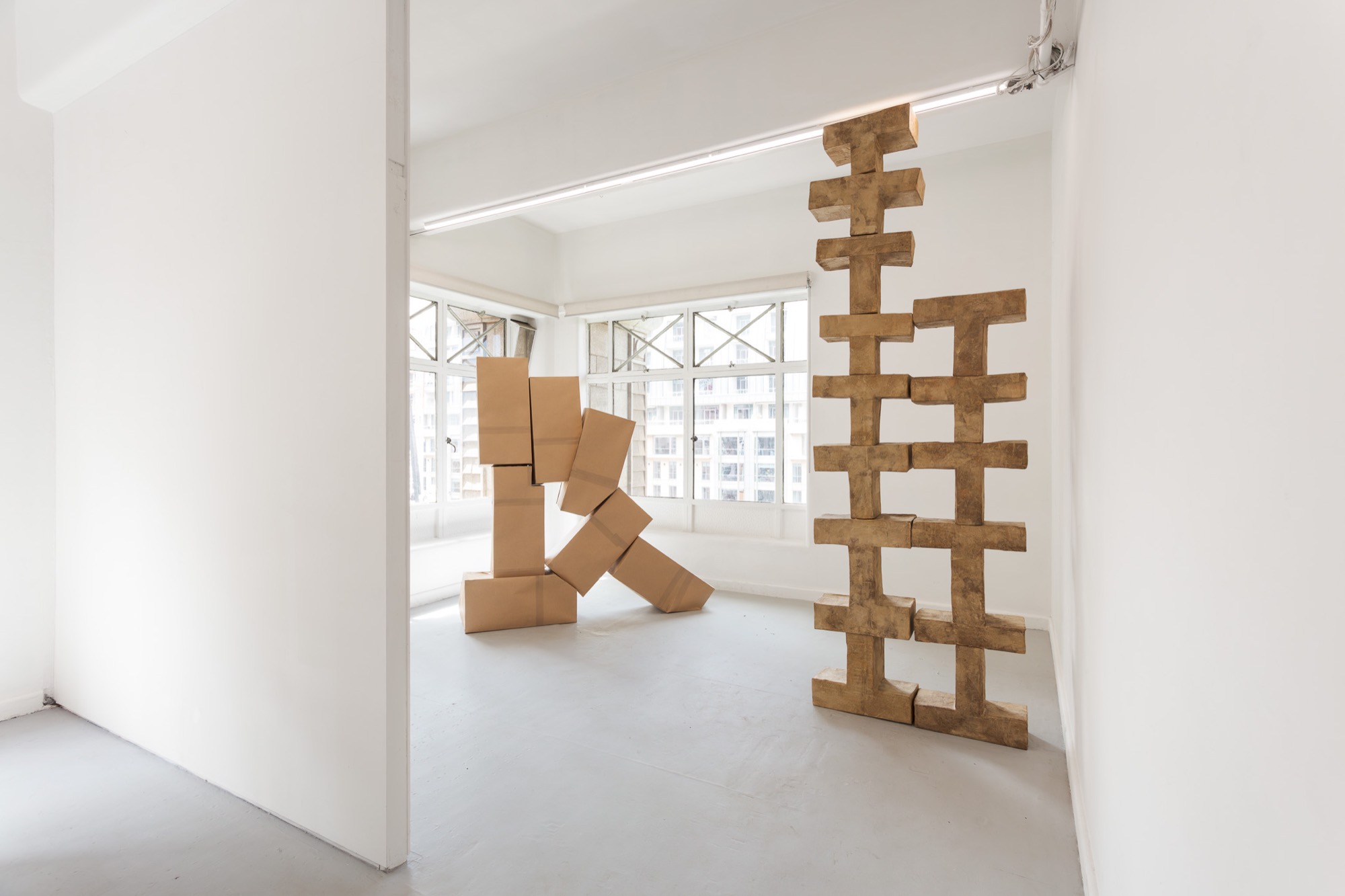 Installation view of Augusta Vinall-Richardson, TEMPLATE/SKETCH, 2023, Caves. Courtesy of Caves. Photo: Christo Crocker