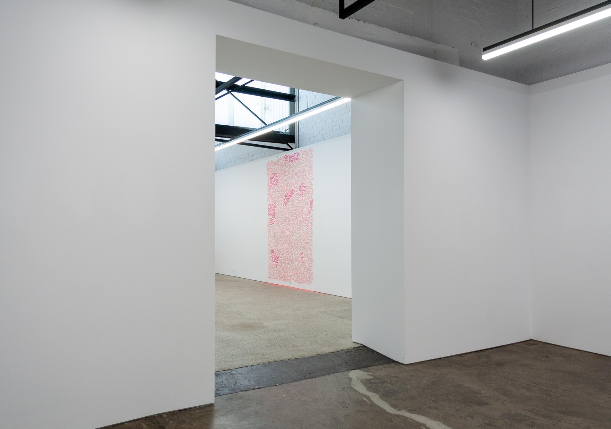 Installation view of <em>Palermo was thinking of Monk, I was thinking of J. P. Melville in a thicket</em>, 2023. Courtesy of 1301SW.