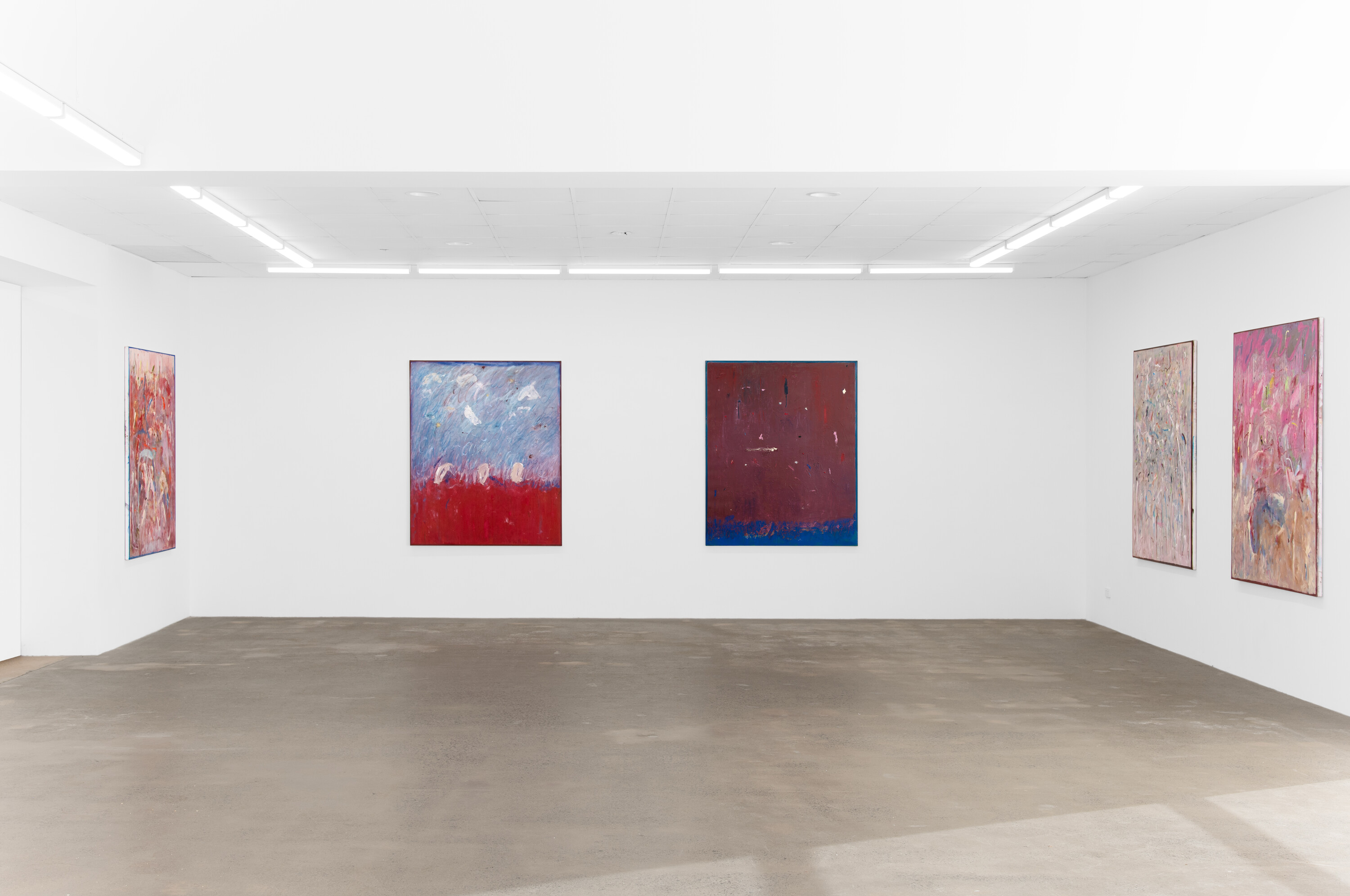 <p>Installation view of Ami Morris, <em>Mirror, </em>Victoria, 2024, Oil paintings, 167 x 137 cm, NAP Contemporary, Mildura. Photo: Courtesy of NAP Contemporary</p>