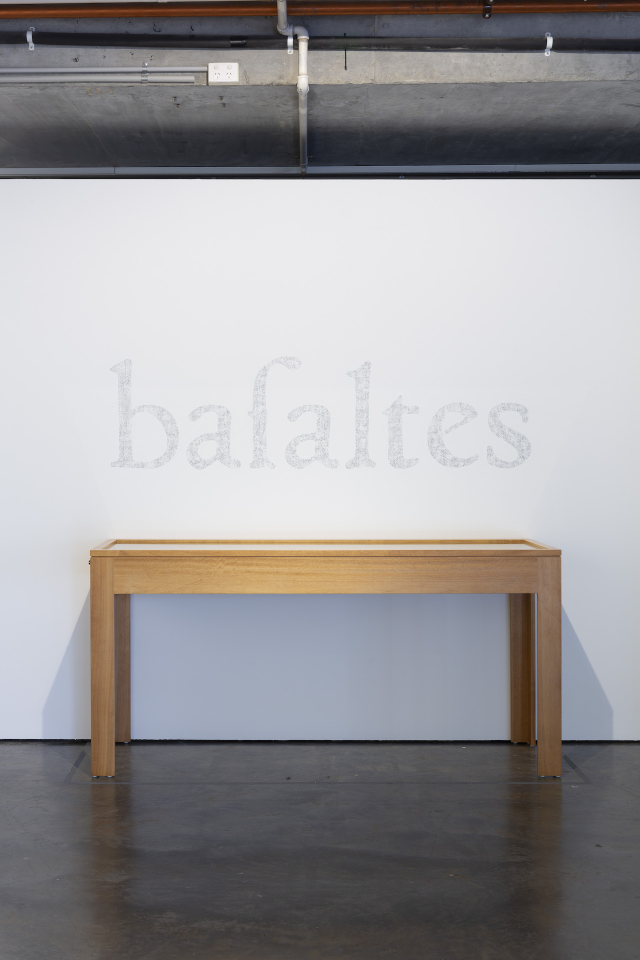 Mitchel Cumming, Spelt Flour, 2023. acrylic on and off gallery wall, dimensions variable. Photograph: Jessica Maurer