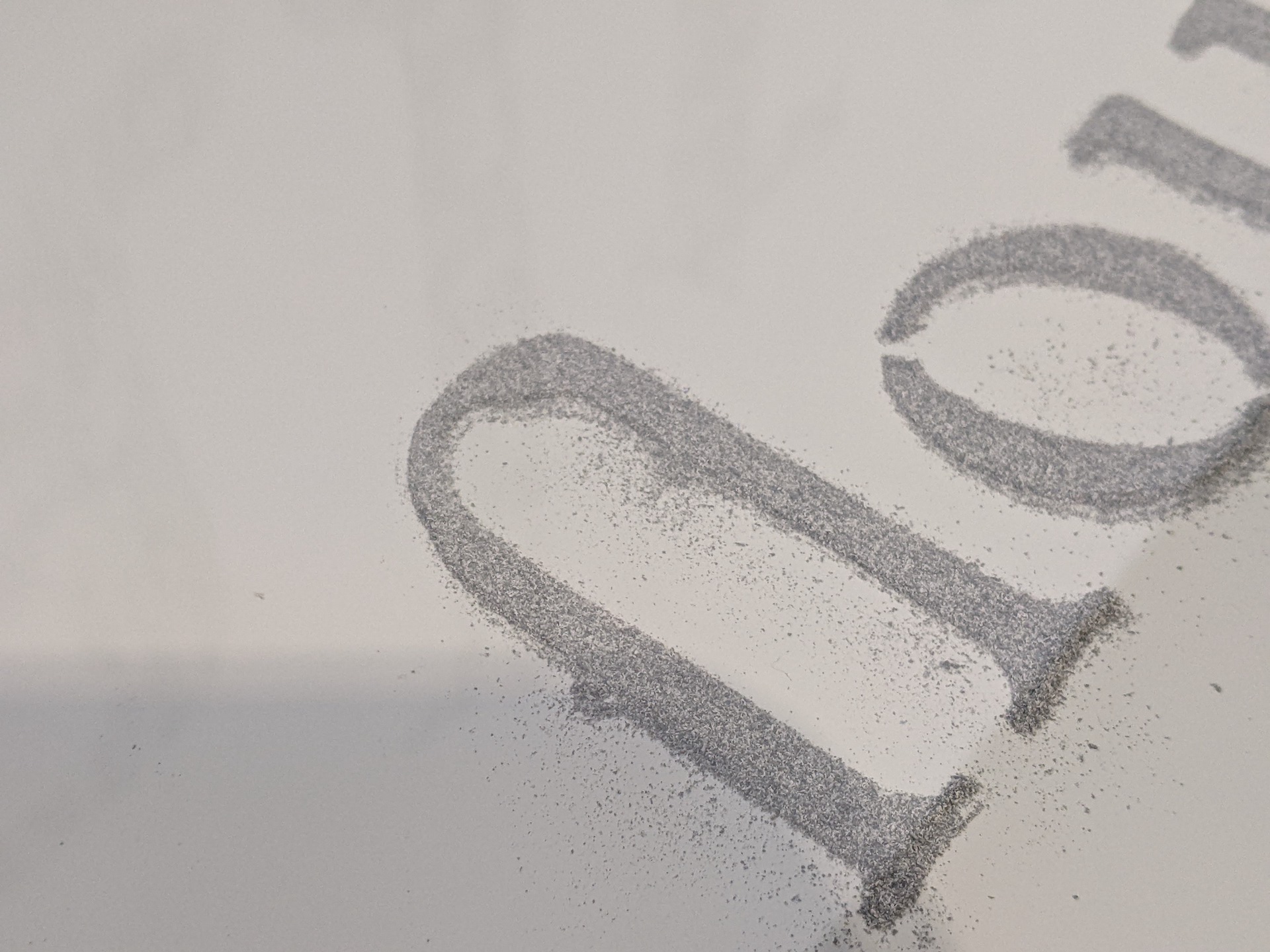Mitchel Cumming, <em>Spelt Flour </em>(detail), 2023. acrylic on and off gallery wall, dimensions variable. Photograph: Jessica Maurer