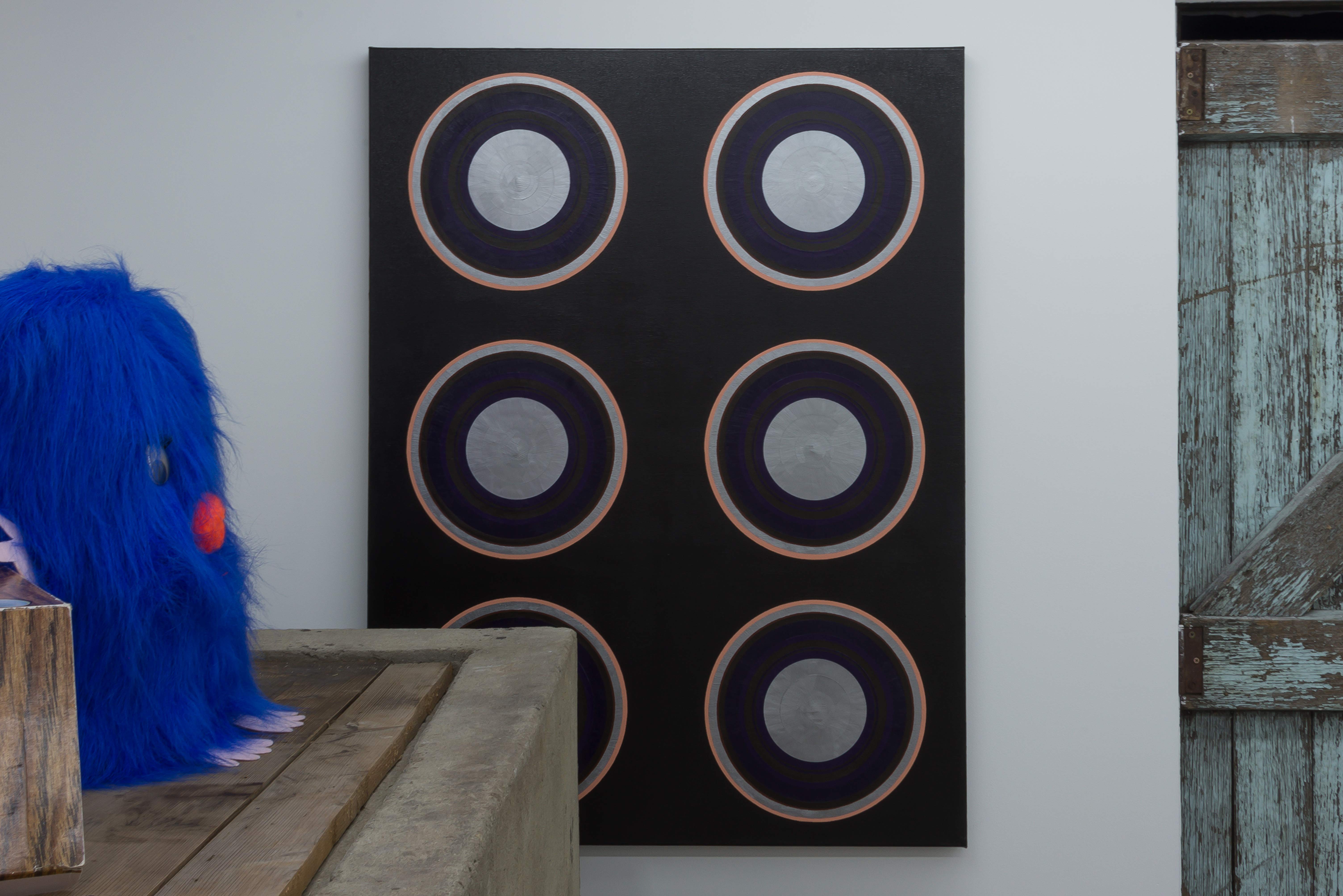 Nik Lee, <em>Untitled</em>, 2021, Acrylic on canvas, 76.2 x 101.6cm. Photo courtesy of Asbestos.