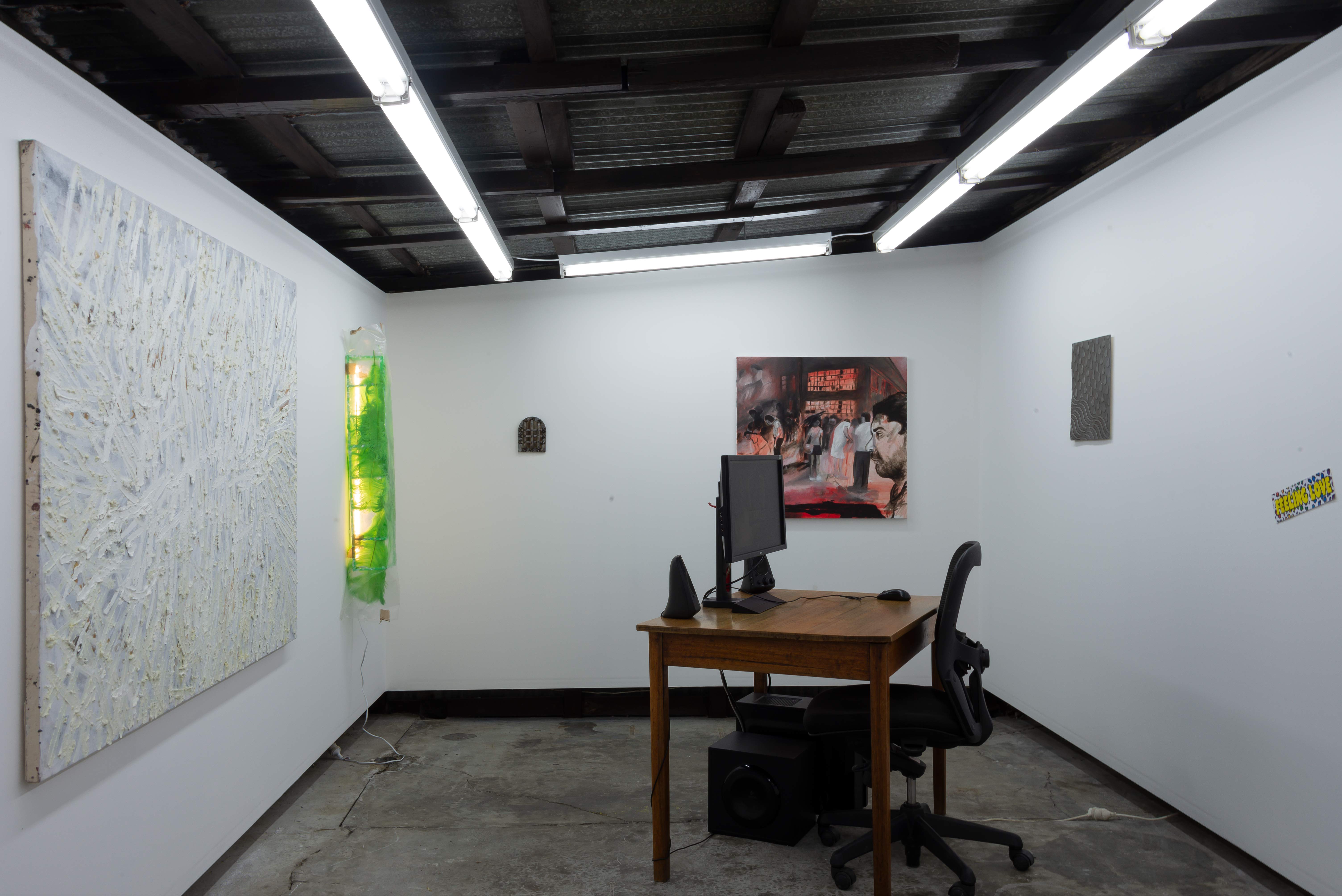 Installation view, <em>More Love</em>, 2022, Asbestos. Photo courtesy of Asbestos.