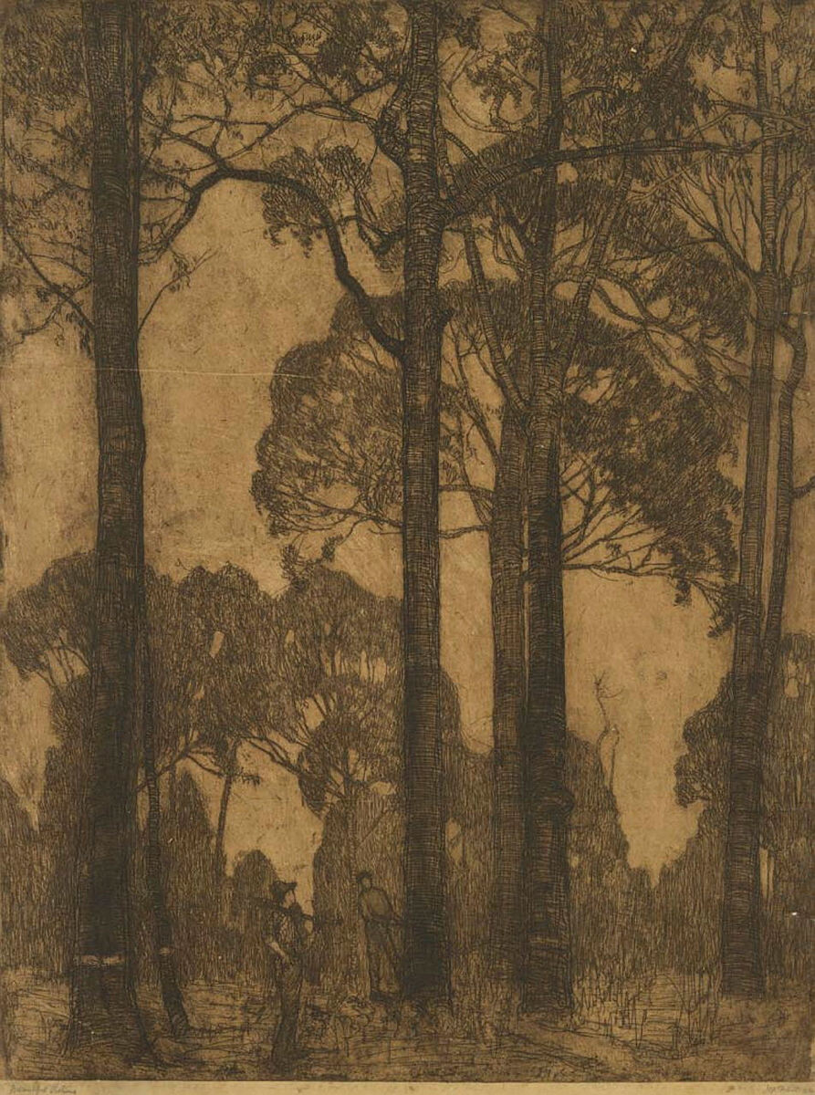 <p>Jessie Traill, <em>Beautiful victims</em>, 1914, etching on Oriental paper on cardboard, 70.1 x 53cm, Queensland Art Gallery | Gallery of Modern Art.</p>