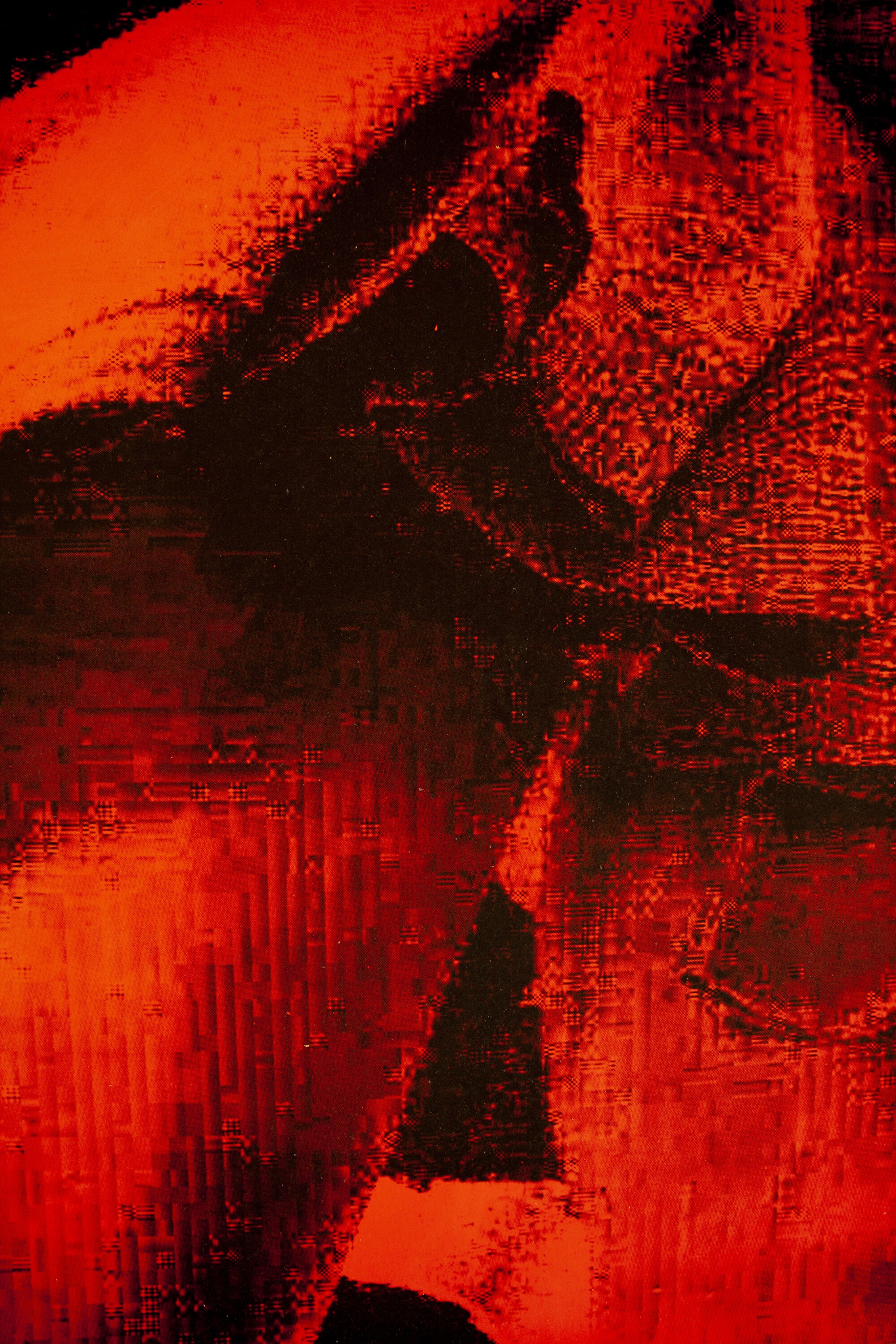 Nicole Thomson, <em>Skirt I (Love Exposure)</em>, 2022, screenprint on canvas, 106 x 81 cm. Photo: Alexandra Hobba