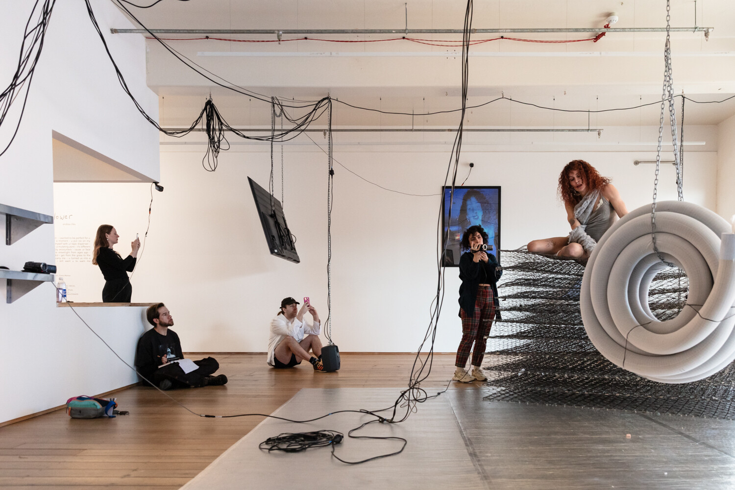 <p>Andrea Illés, <em>no rock no flower</em>, durational performance, West Space, 2025. Photograph by Janelle Low.</p>