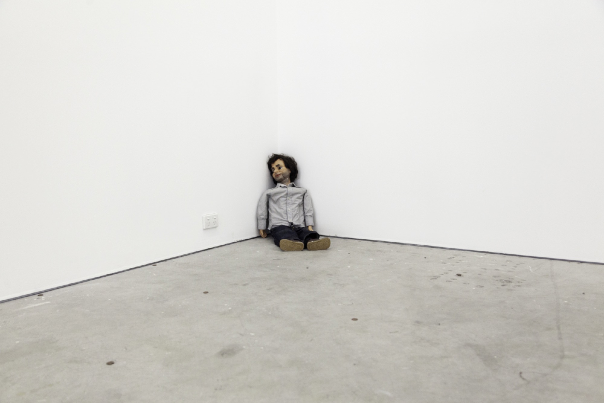 Simon Zoric, <em>Simon</em>, 2009. Ventriloquist’s Dummy (roaming). Photographer Jacqui Shelton.