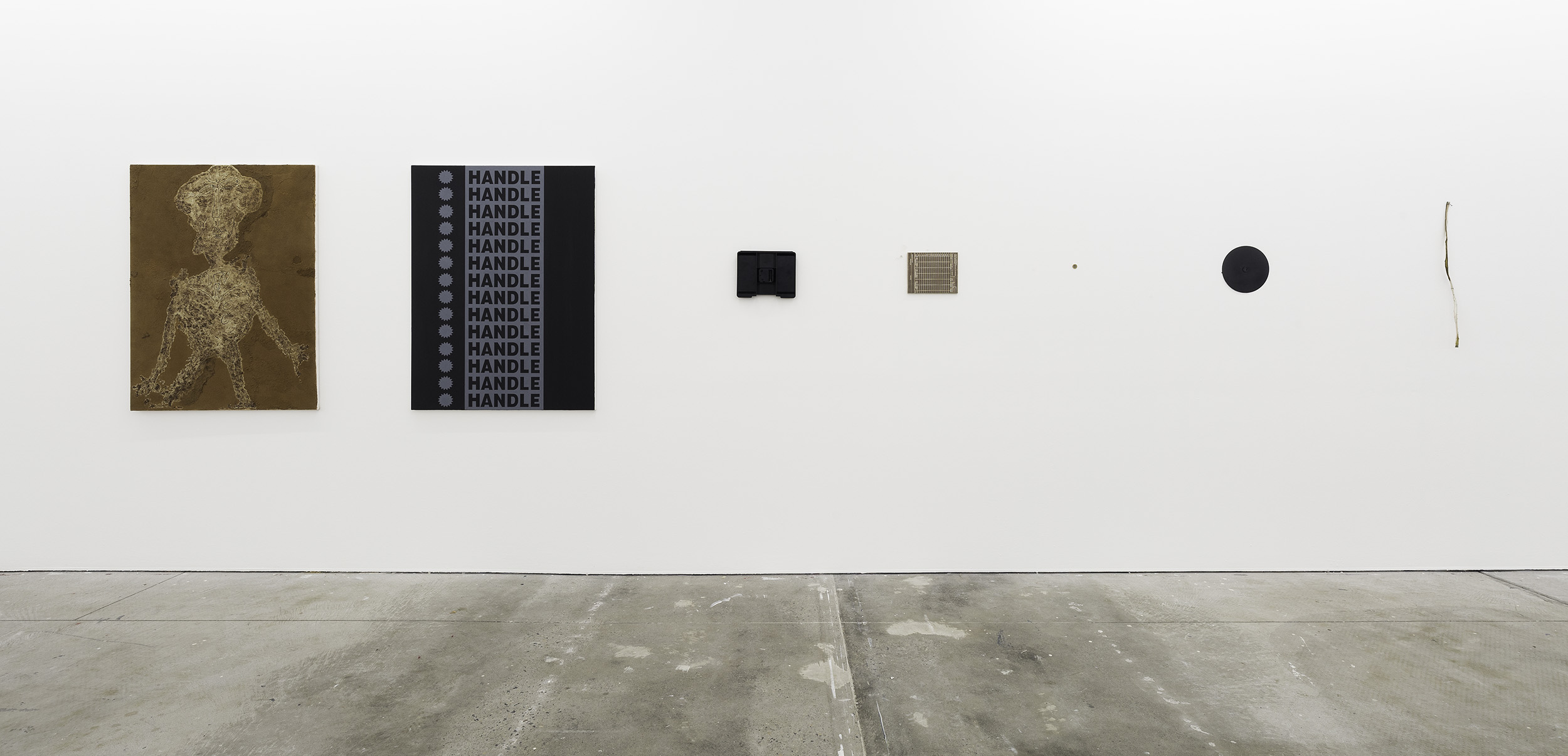 Installation view of Shiraz Sadikeen in <em>Octopus 23: THE FIELD,</em> curated by Tamsen Hopkinson. Presented at Gertrude Contemporary, 2023. Photo: Christian Capurro