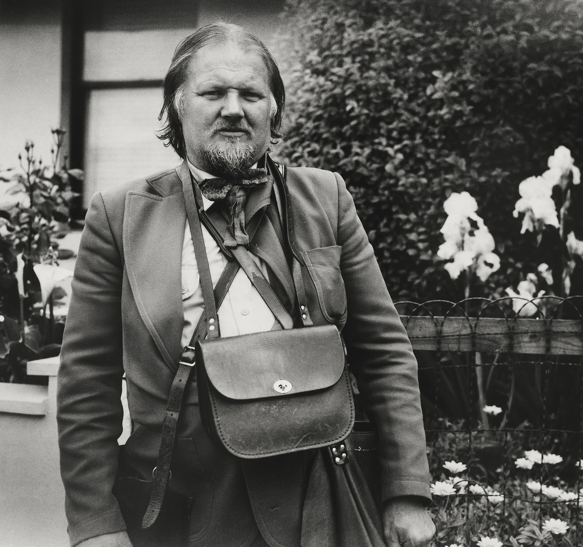 <p>Viva Gibb, <em>Anthony Jesus outside 10 Hawke Street, West Melbourne</em>, 1982, silver gelatin print, 24 × 18 cm. Donated by Sybil Gibb and Rupert Duffy to the Melbourne Art Trust in memory of Viva Gibb 2025, © Courtesy of the Estate of Viva Gibb.</p>