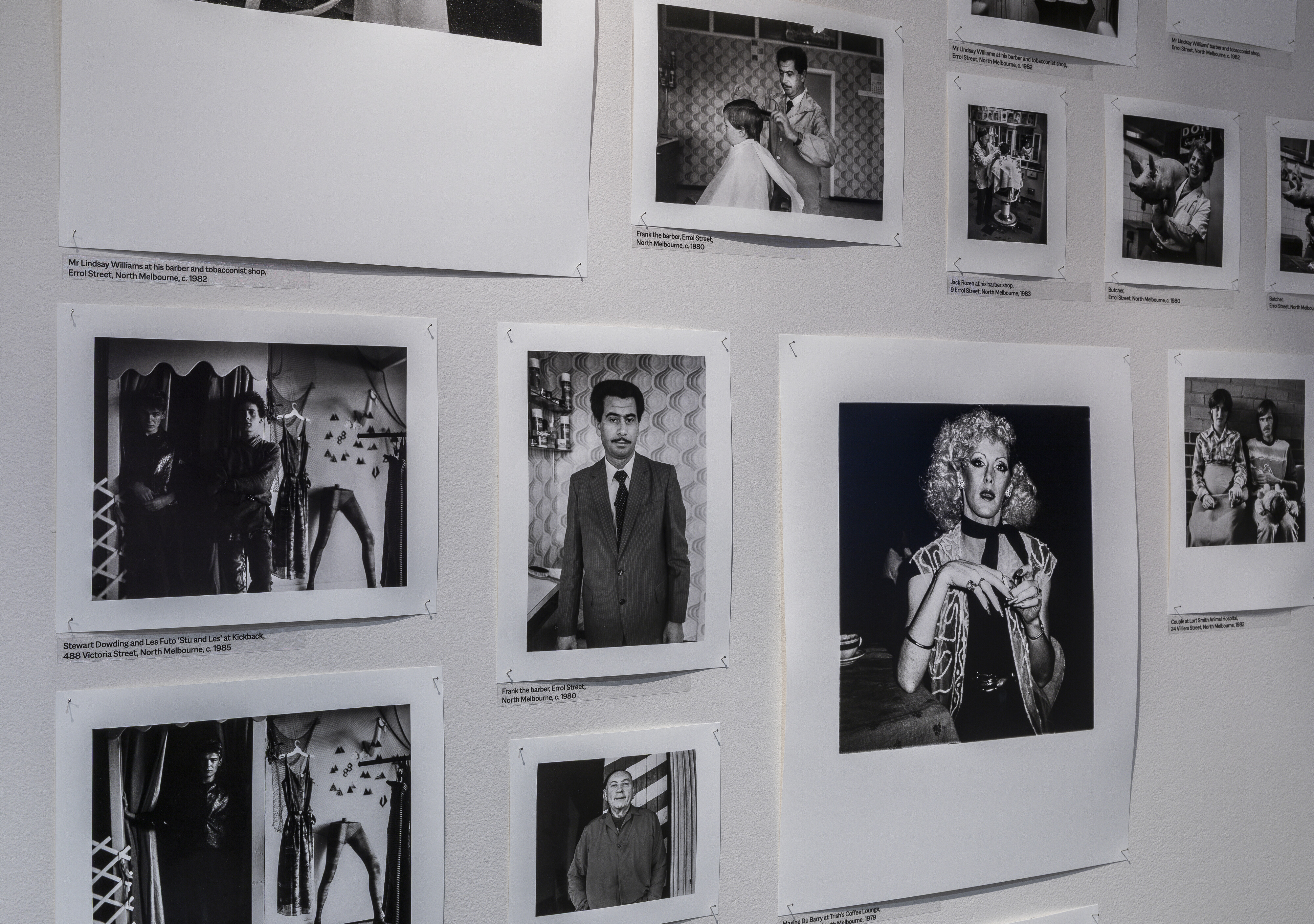 <p>Installation view of <em>On the Street Where I Live: Viva Gibb’s Portrait of North and West Melbourne</em>, City Gallery, Melbourne Town Hall. Courtesy of City of Melbourne and Tobias Titz.</p>