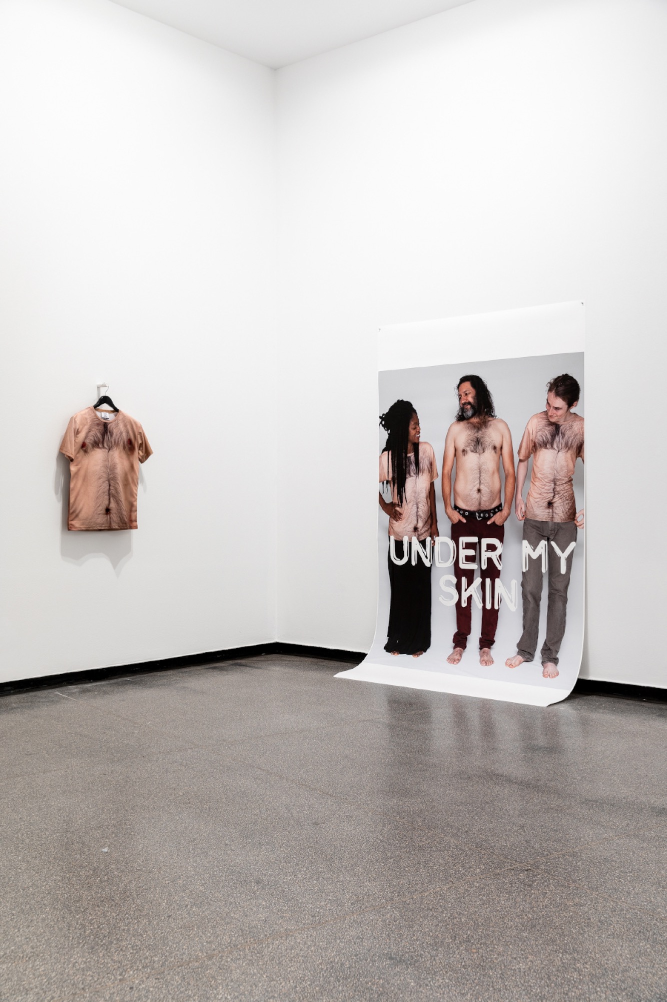 Archie Moore,<em>My Skin</em> 2019; <em>Under my skin</em> 2019, installation view, Australian Centre for Contemporary Art, Melbourne. Courtesy the artist and The Commercial, Sydney. Photograph: Andrew Curtis.