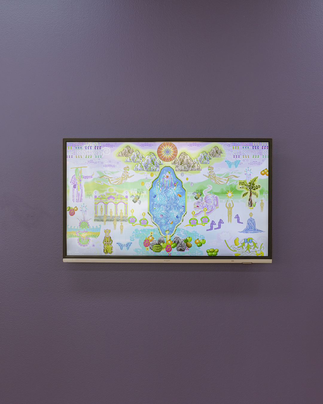 Emma Pham, <em>Guardian Mother Spirit of My Computer</em>, 2023, digital animation, 1:30, Pari. Photo: Document Photography