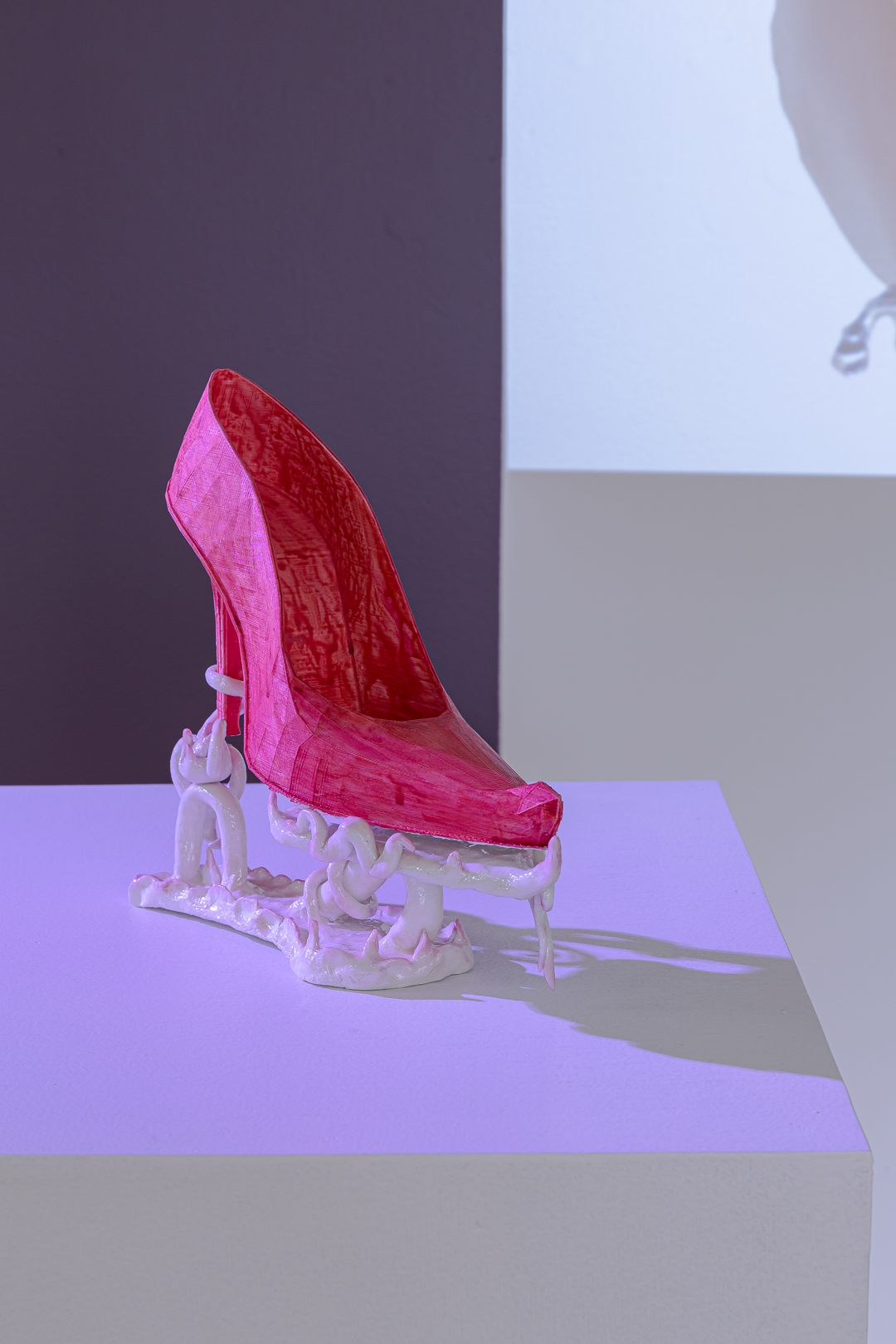 Yanti Peng, <em>Love at First Shoe</em>, 2023, 3D printing, clay. Pari. Photo: Document Photography