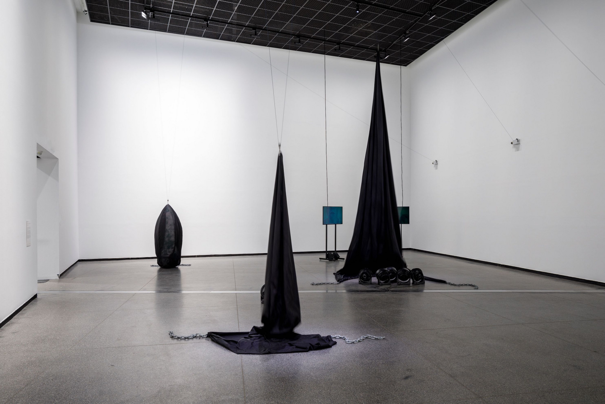 Sidney McMahon, <em>Of Sorrow and Release,</em> 2020, installation view, <em>Overlapping Magisteria</em>, Australian Centre for Contemporary Art, Melbourne. Courtesy the artist. Photograph: Andrew Curtis