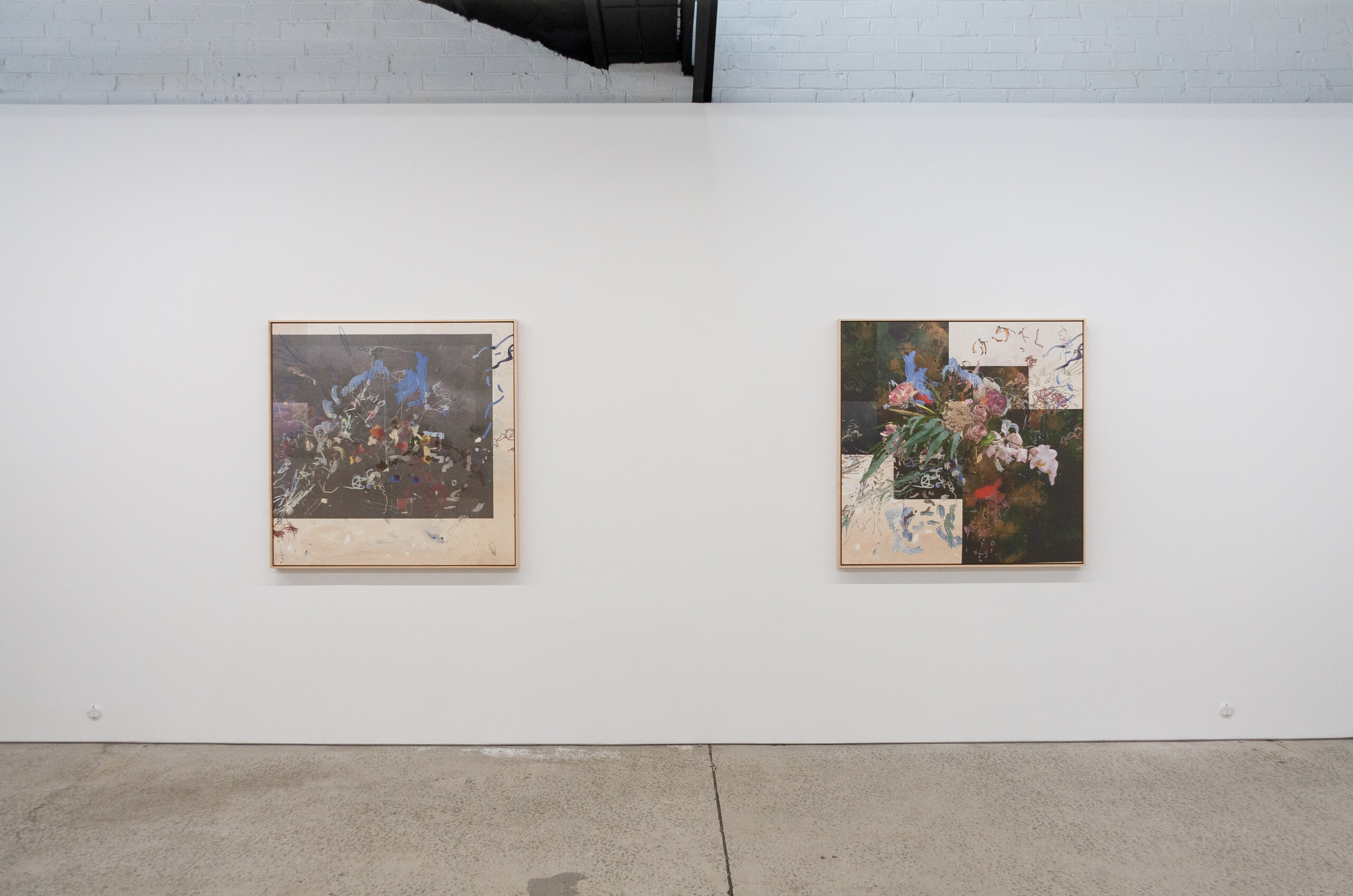 Installation view of Petra Cortright, haunted lemon hunted spirit, 2023,1301SW. Image courtesy of the artist and 1301SW, Melbourne.