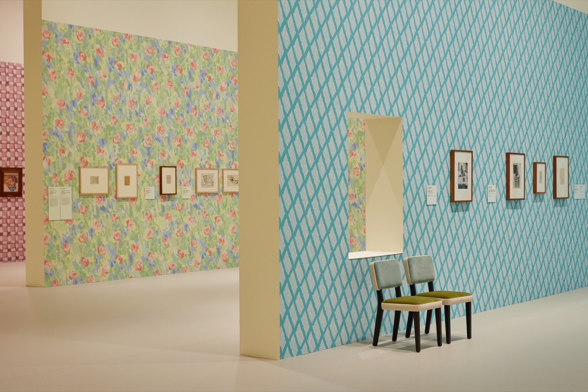 Installation view of Pierre Bonnard: Designed by India Mahdavi on display from 9 June – 8 October 2023 at NGV International, Melbourne. Photo: Lillie Thompson