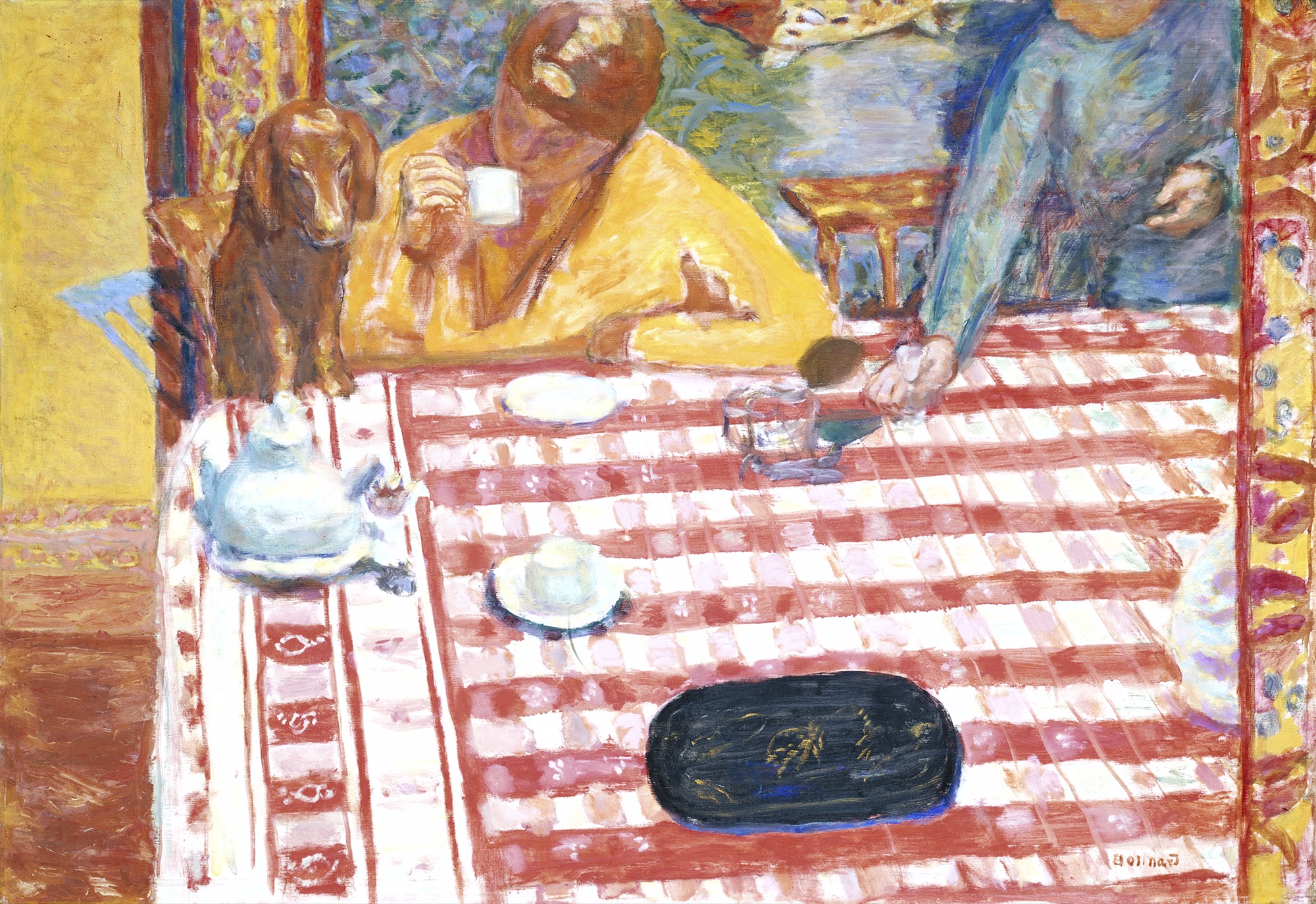 Pierre Bonnard, <em>Coffee</em>, 1915, oil on canvas, 73.0 x 106.5 cm. Tate, London. Presented by Sir Michael Sadler through the NACF 1941.