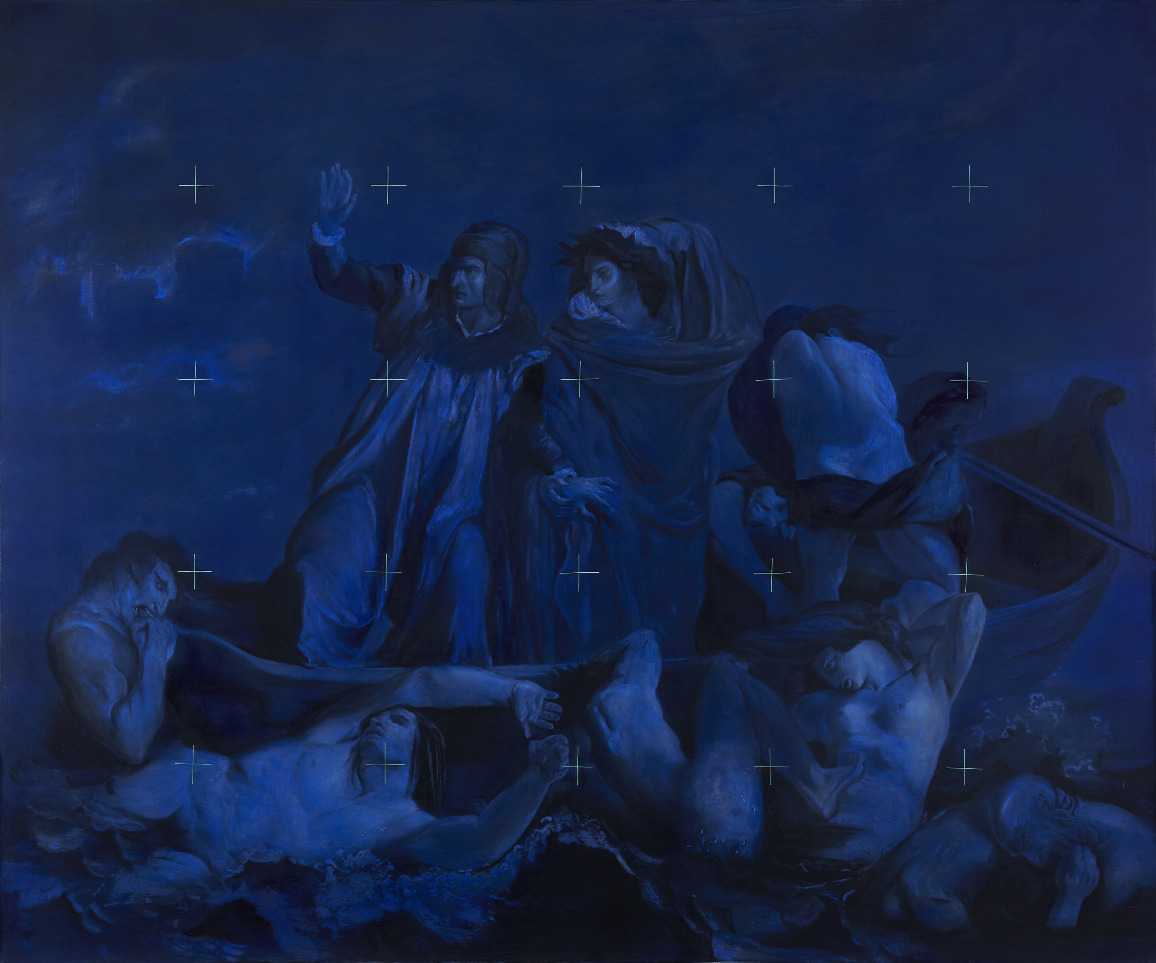 <p>Piers Greville, <em>Breakfast At The Berghain, </em>2025, oil on cotton duck canvas, 182.88cm x 152.4cm.</p>