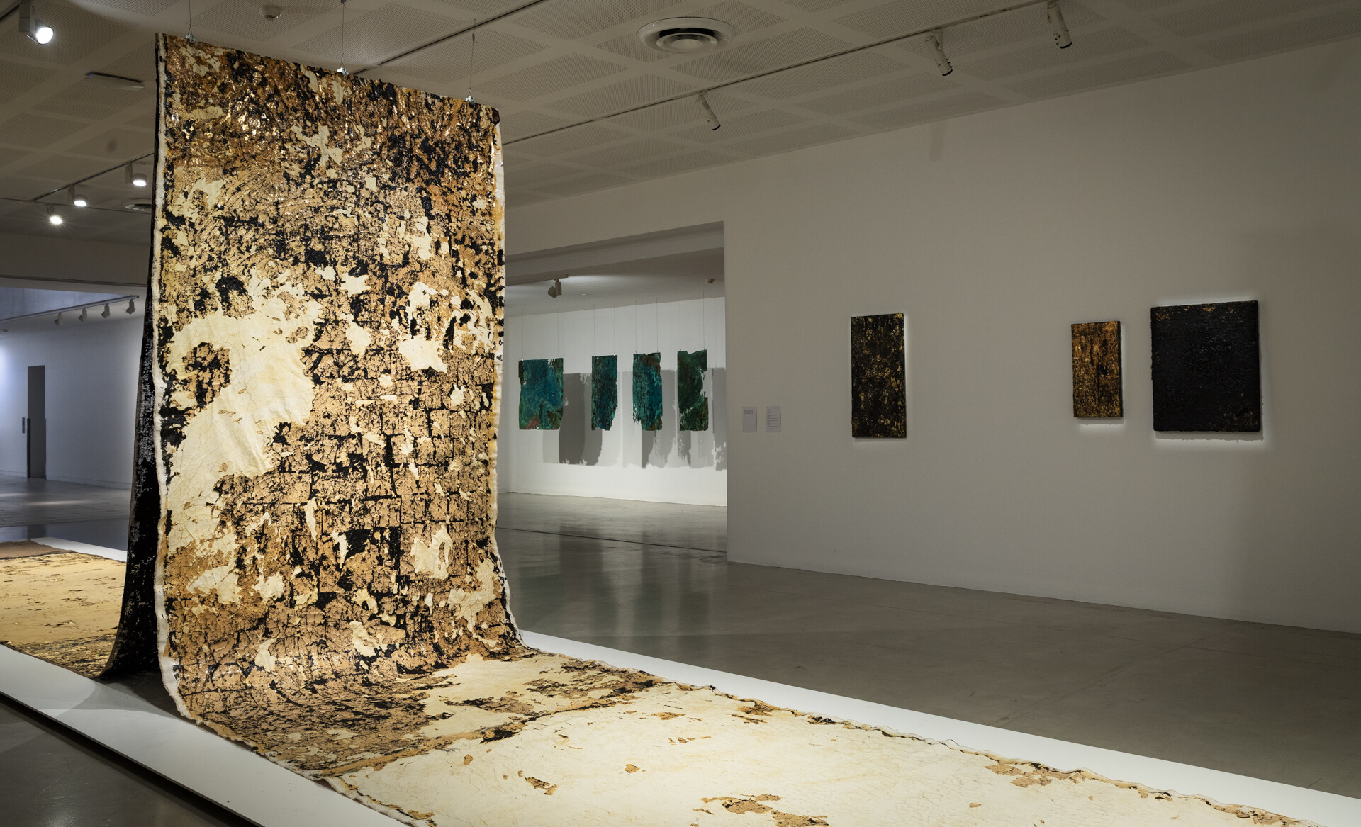 <p>Installation view of Kirtika Kain, <em>Pitch</em>, 2026. Campbelltown Arts Centre. Photo: Silversalt Photography. </p>