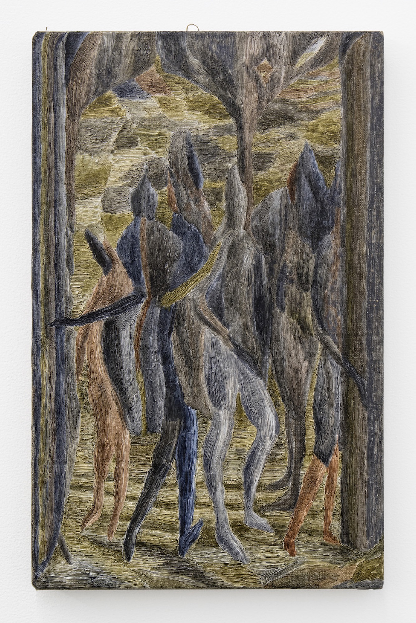 Tim Bučković, few, Oil on linen, 41 x 26 cm, 2018