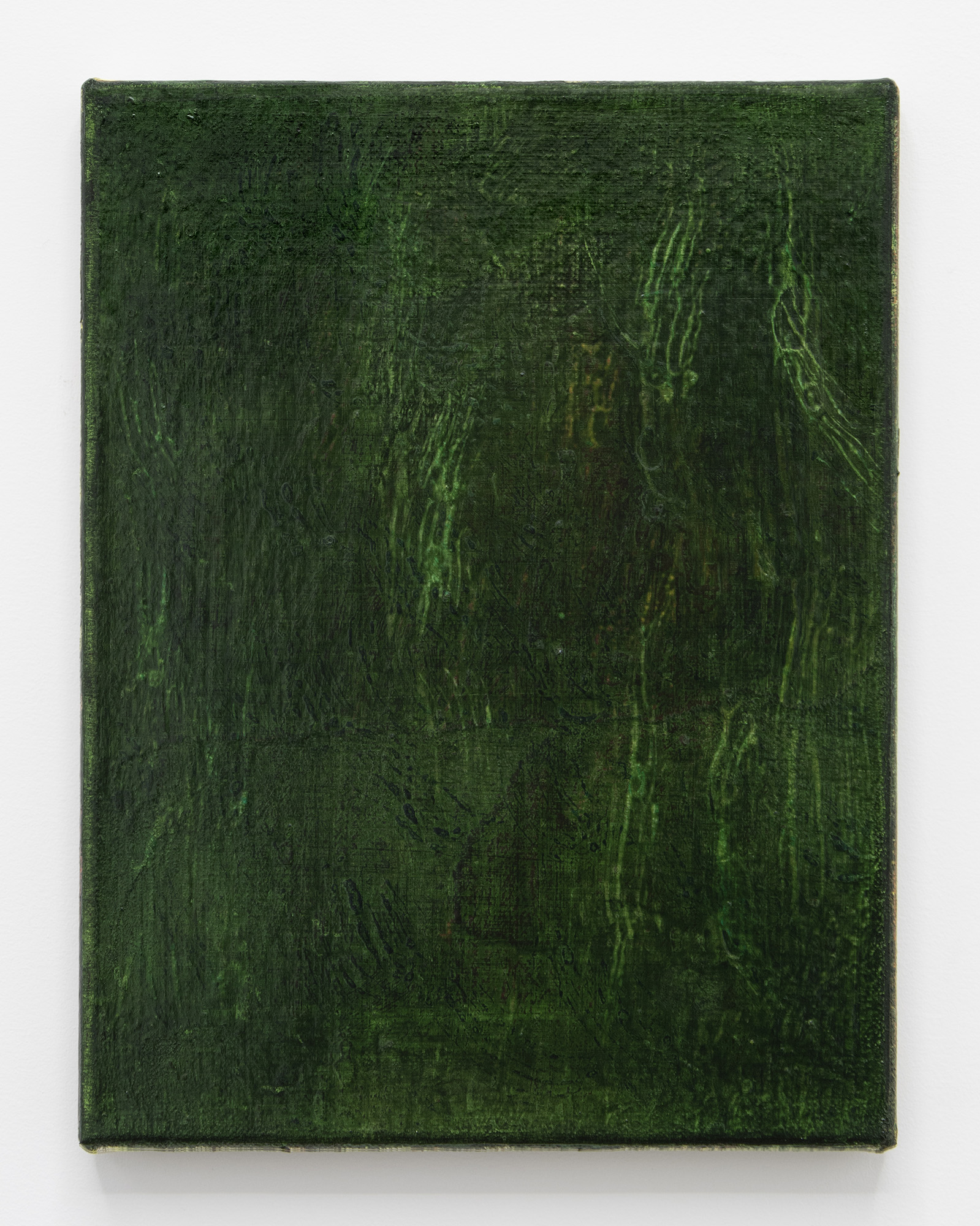Julius Linnenbrink, Untitled (Eye and ear), Acrylic on linen, 30 x 23 cm, 2019