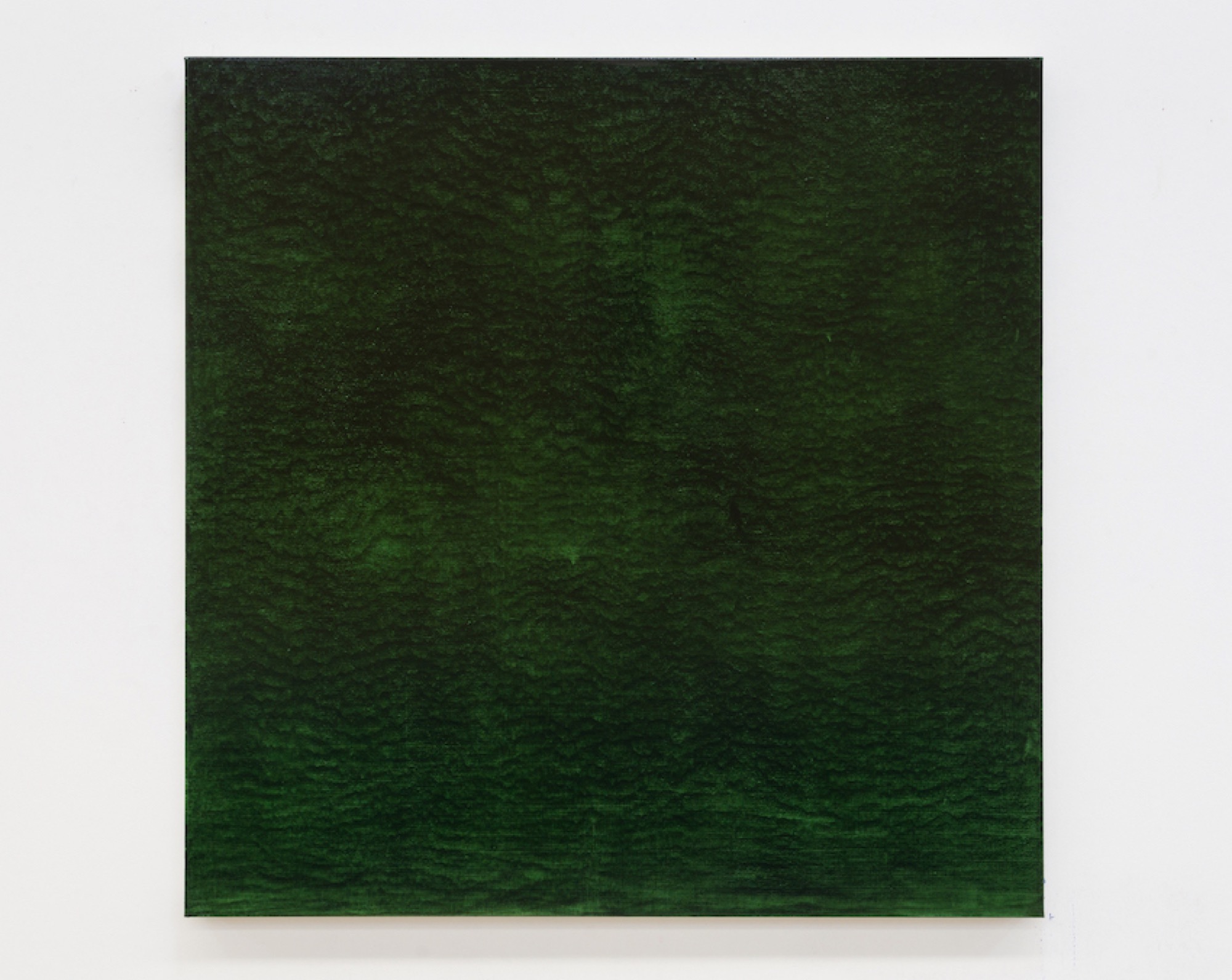 André Piguet, <em>Port Fennesz</em>, oil on linen, 25cm diameter x 4 cm depth, Australia, 2019, Photo: Station Gallery.