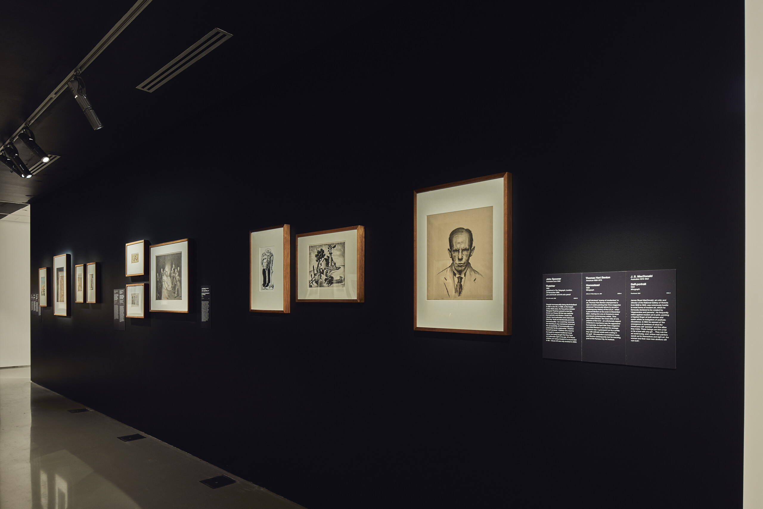 Installation view of <em>QUEER: Stories from  the  NGV  Collection  </em>on  display from 10  March  - 21  August  2022  at NGV International, Melbourne. Photo:  Peter Bennetts