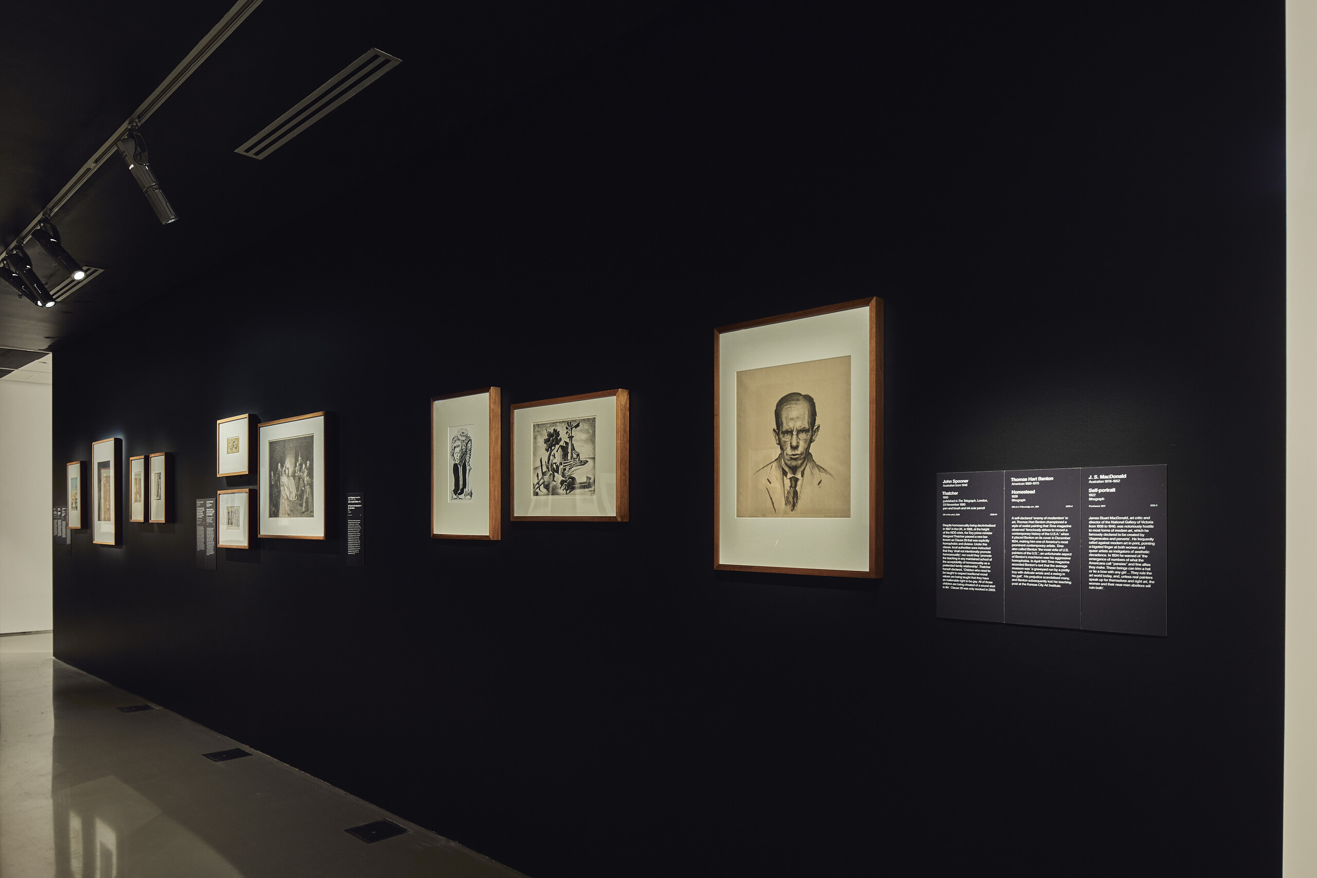 Installation view of <em>QUEER: Stories from the NGV Collection </em>on display from 10 March - 21 August 2022 at NGV International, Melbourne. Photo: Peter Bennetts