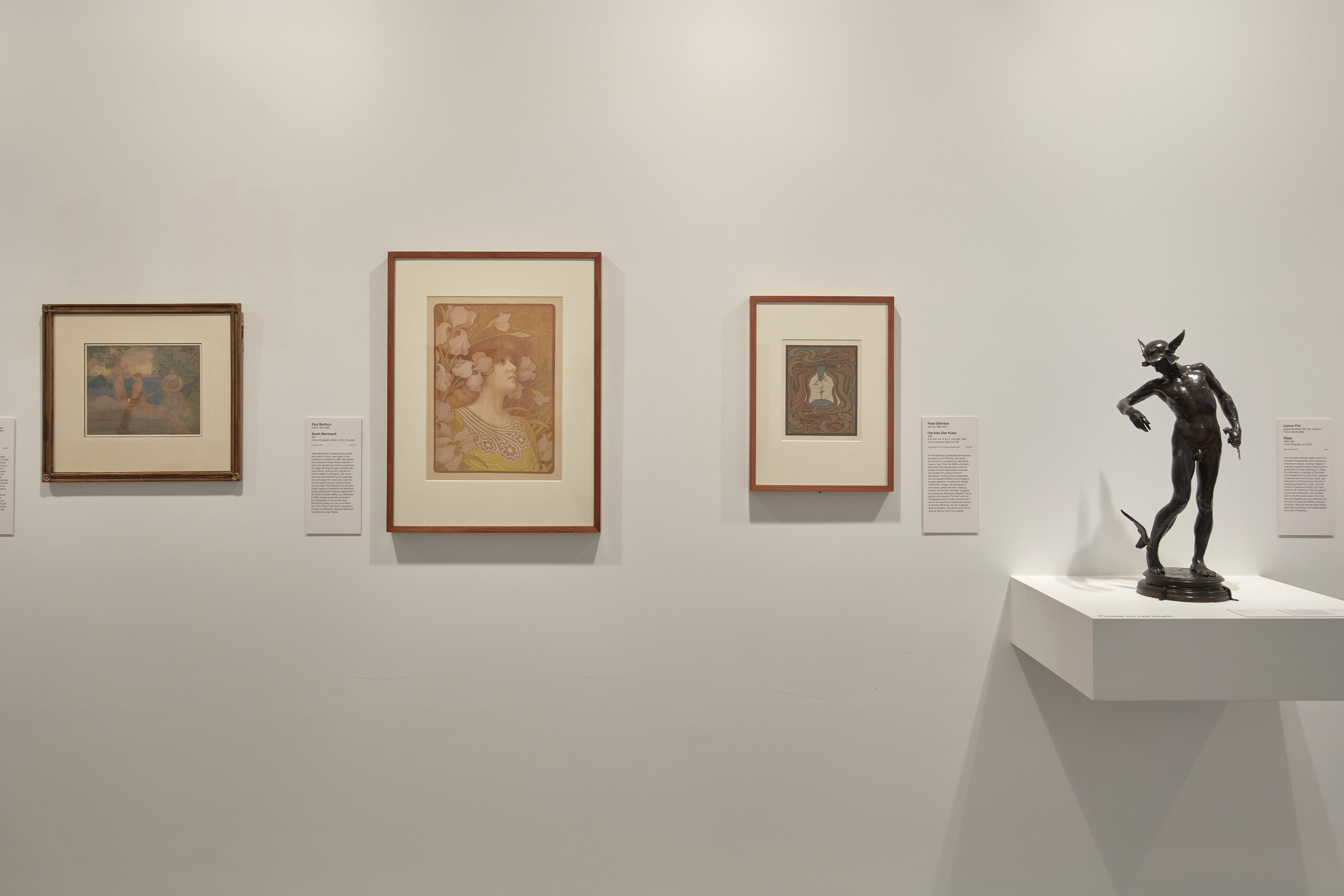 Installation view of <em>QUEER: Stories from the NGV Collection</em> on display from 10 March - 21 August 2022 at NGV International, Melbourne. Photo: Sean Fennessy