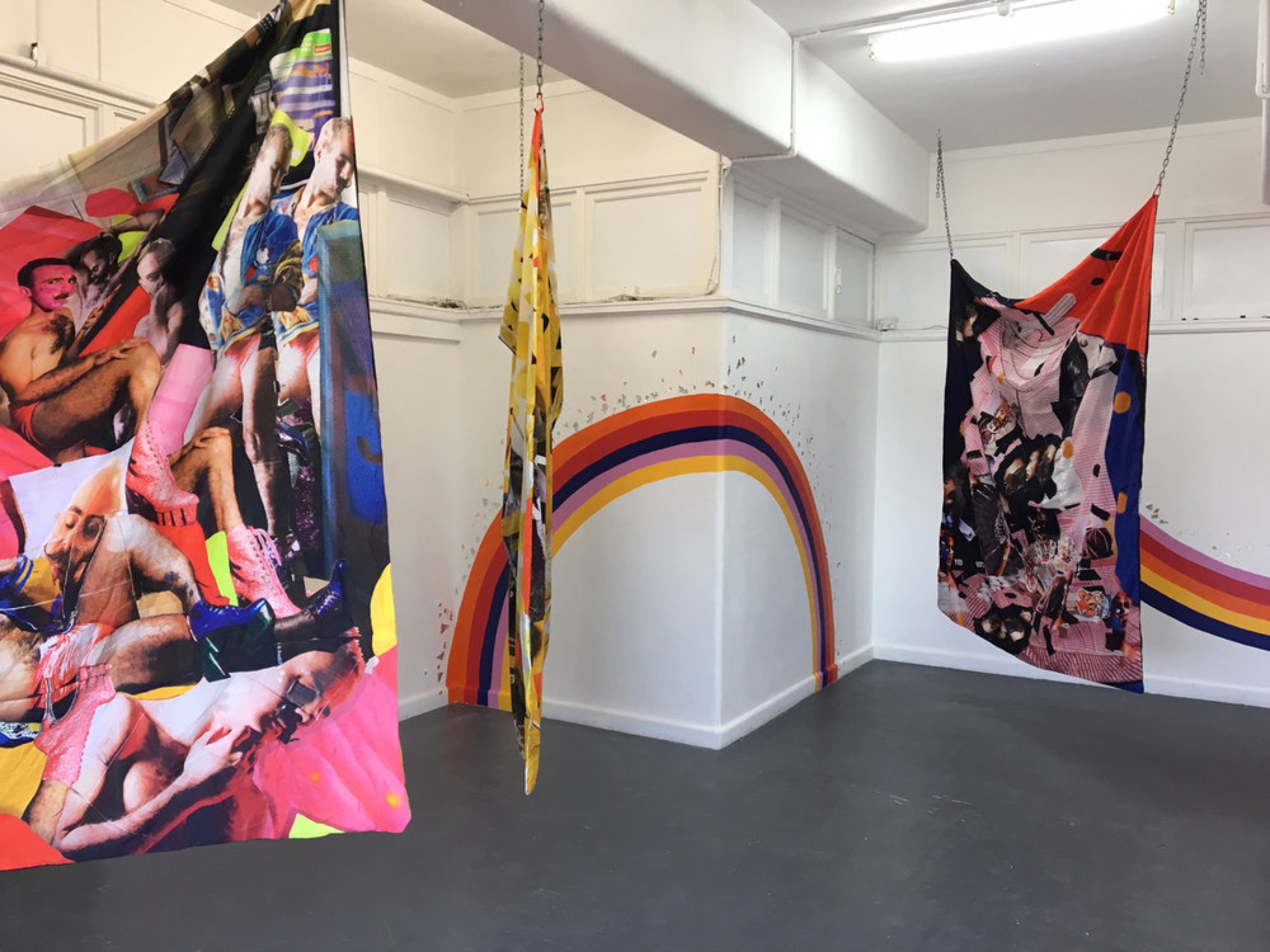 Kieran Butler, <em>Rainbow Bois and Magical Gurls</em>, 2018, installation view, BLINDSIDE 2018. Courtesy the artist.