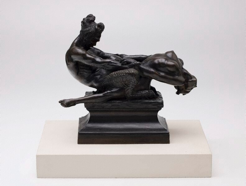 <p>Rayner Hoff, <em>Faun and Nymph</em>, 1924, bronze, 26.6 x 28.6 x 14.0 cm. Art Gallery of New South Wales, Sydney.</p>