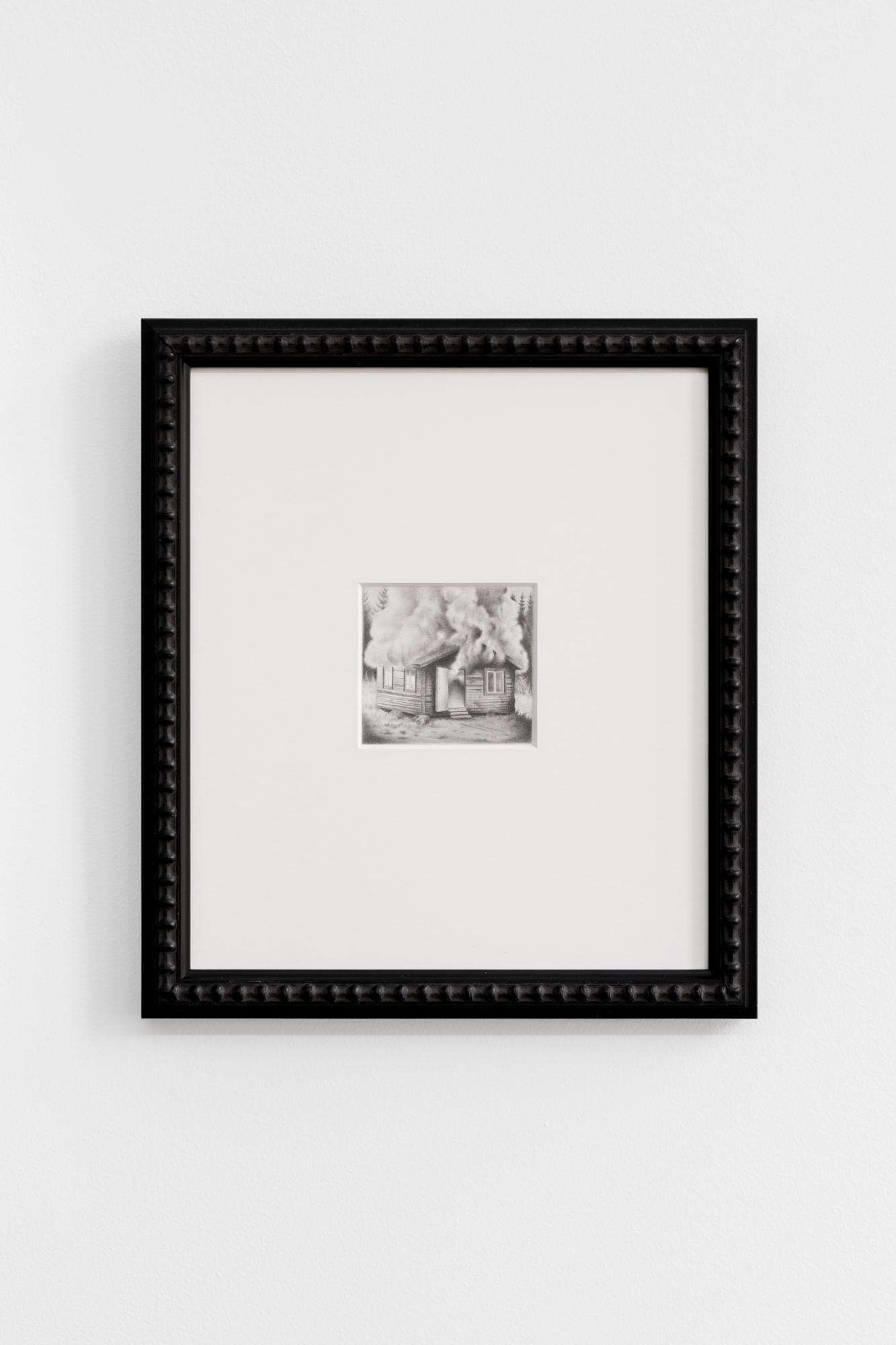 James Little, <a href="https://youtu.be/-W-X18_anN4">youtu.be/-W-X18_anN4</a>, 2022. Graphite on watercolour paper, 30 x 27 cm. Image courtesy of the artist. Photo: Aaron Rees.