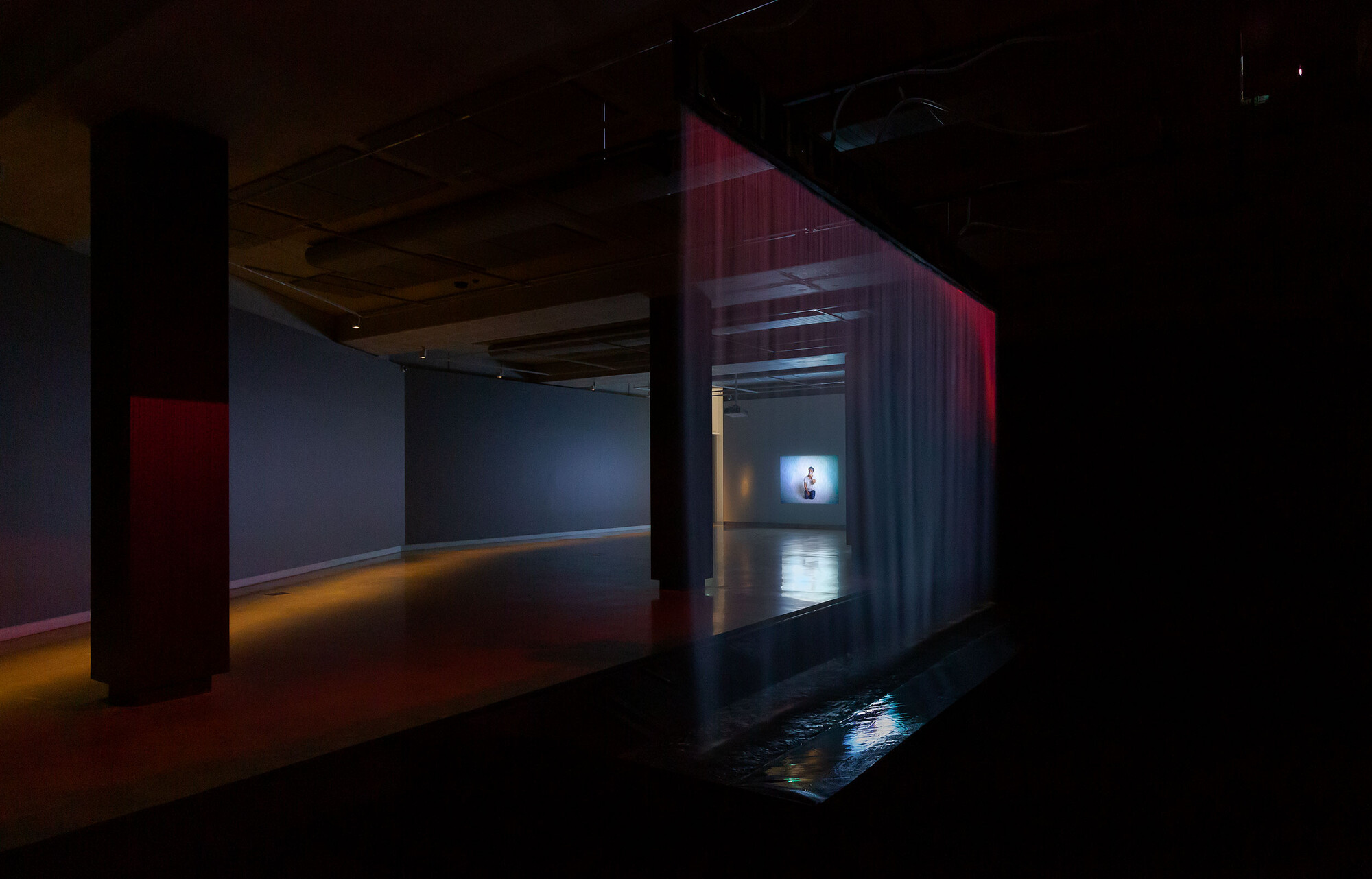 Installation view of Rebecca Belmore, <em>Turbulent Water</em>, Buxton Contemporary, University of Melbourne 2021–22. Courtesy the artist. Photo: Christian Capurro