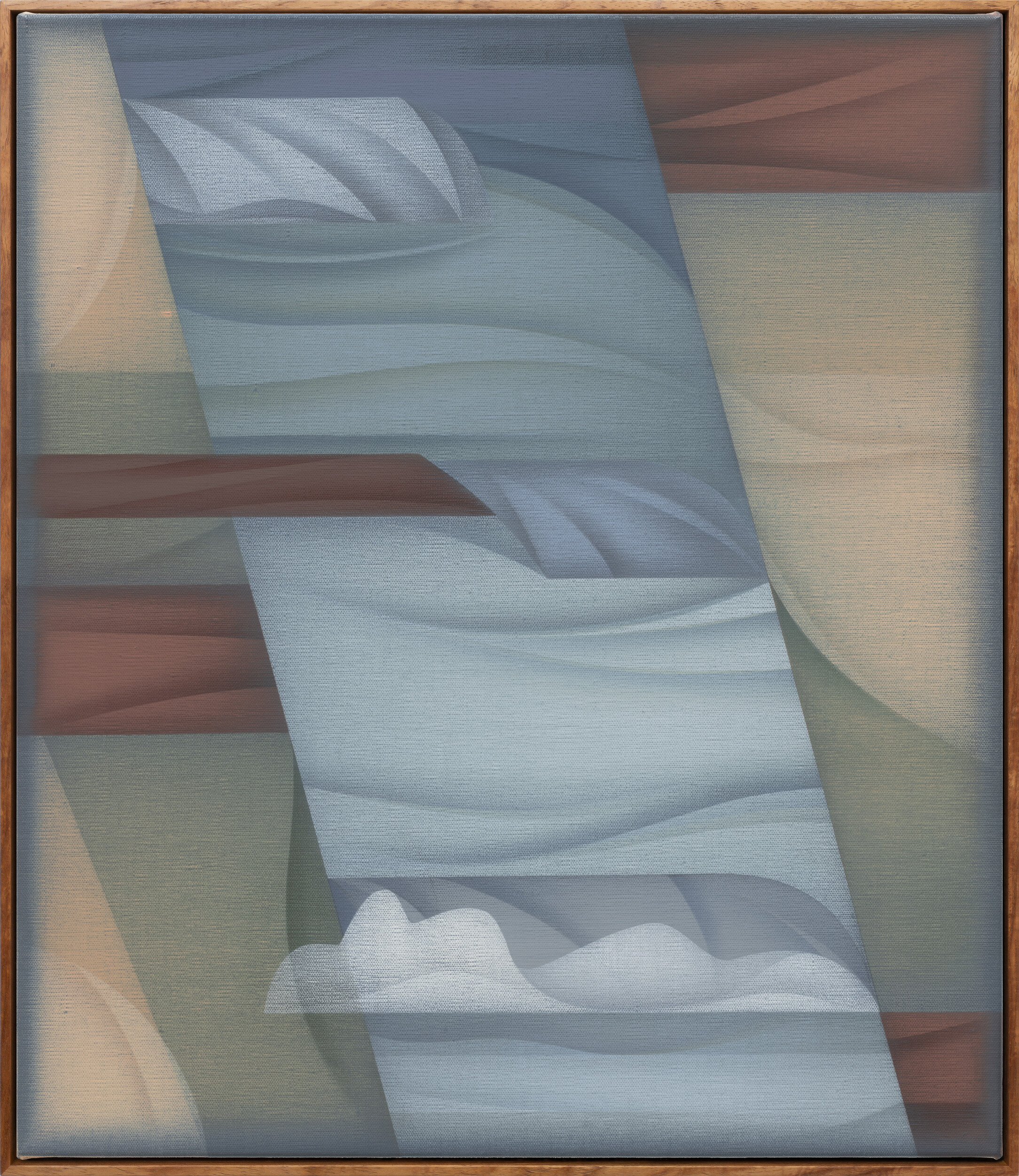 <p>Mitch Cairns, <em><em>Streamlet</em>, </em>2024, oil on linen, 79 x 68.5cm, the Art Gallery of NSW. Courtesy of the artist and The Commercial, Sydney. Photo: The Commercial.</p>