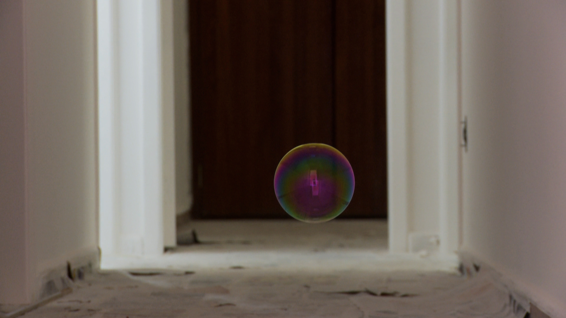 Rivane Neuenschwander and Cao Guimarães, <em>The Tenant</em>, 2010. High definition video projection, 10:34.