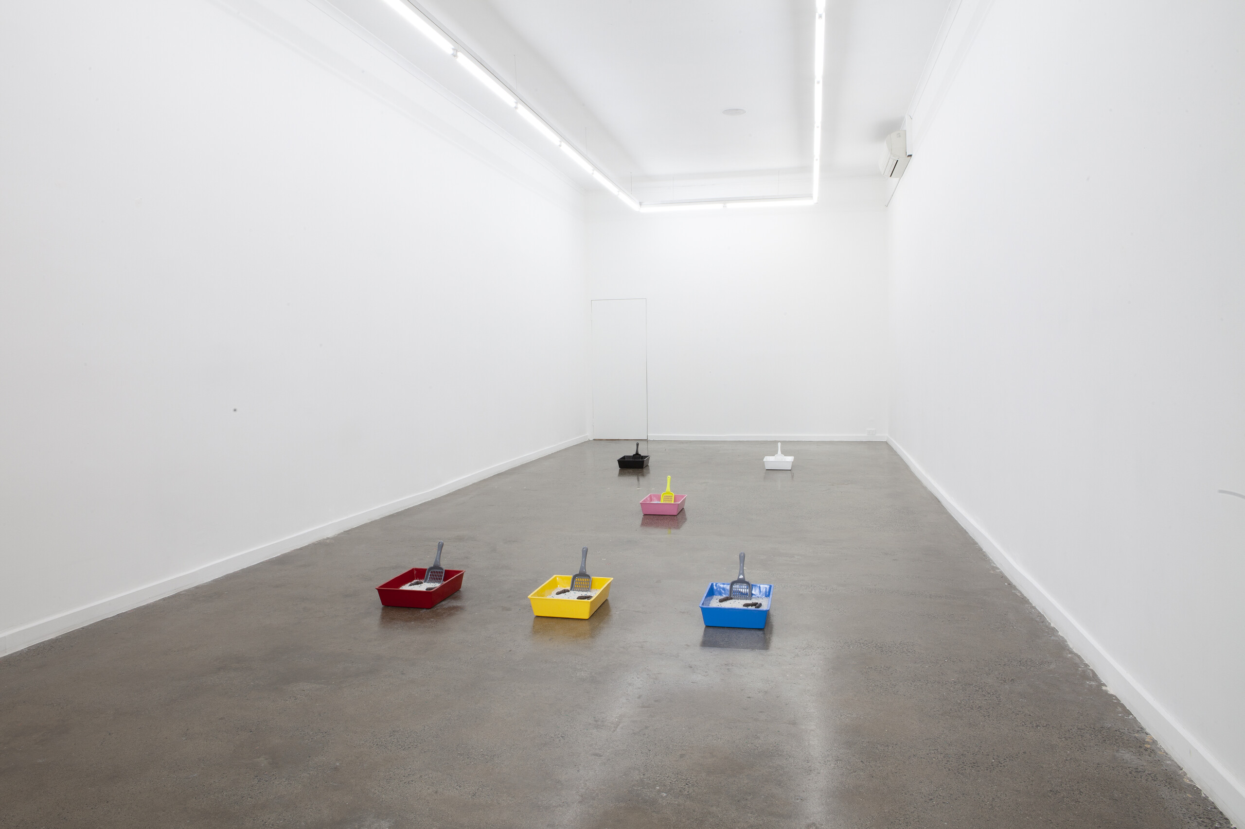 Installation view of Simon Zoric, <em>Root, hog, or die</em>, 2022. Courtesy of LON Gallery.