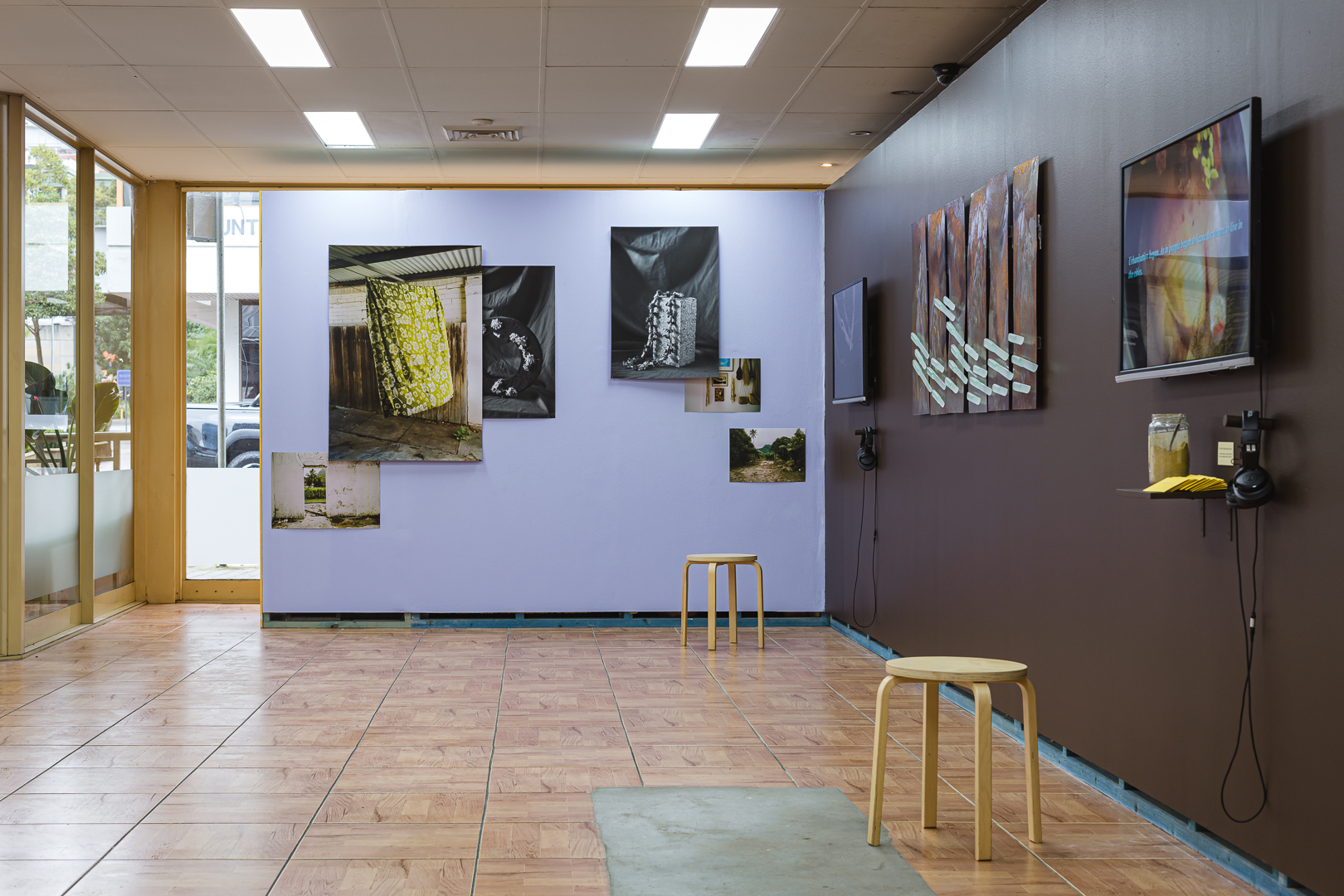Installation view: <em>Roots</em>, curated by Brenton Alexander Smith, Amy Toma and Talitha Hanna, Pari, Parramatta. Photo: Document Photography.