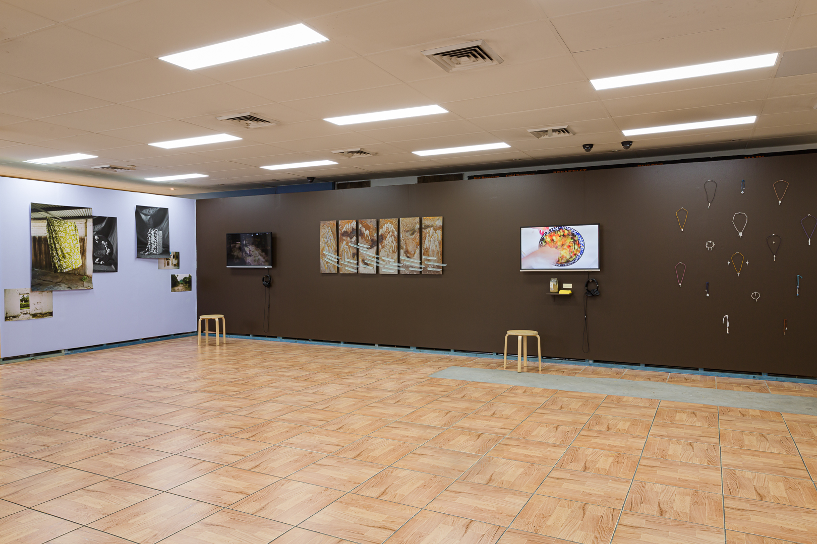 Installation view: <em>Roots</em>, curated by Brenton Alexander Smith, Amy Toma and Talitha Hanna, Pari, Parramatta. Photo: Document Photography.