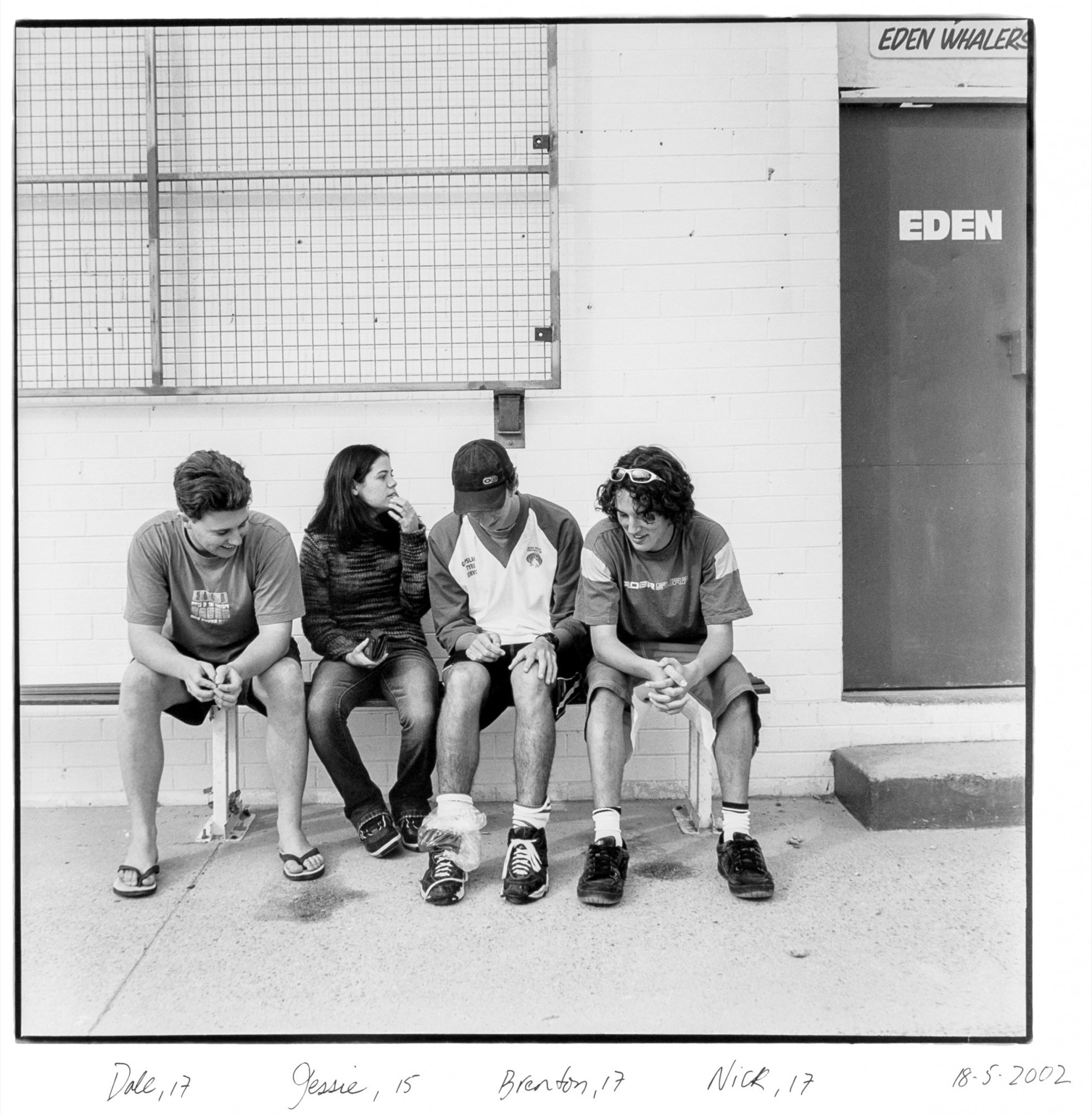 Ruth Maddison, <em>Footy oval</em>, from the series <em>Now a river went out of Eden</em>, 2002, silver gelatin vintage print, 2002, 52.5 x 42.5 cm (image size). Courtesy of the artist and the Centre for Contemporary Photography.