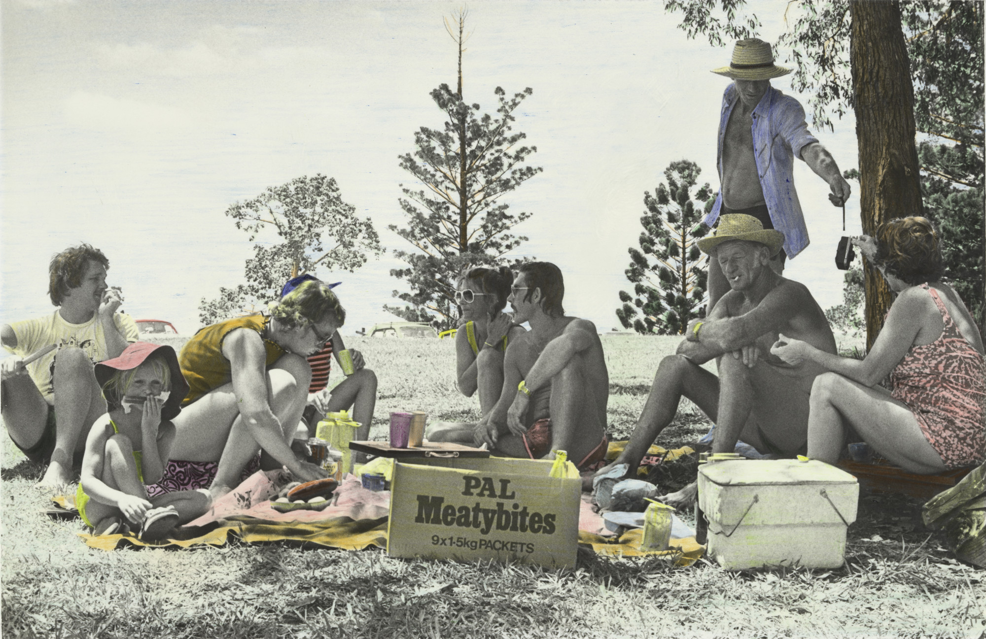 Ruth Maddison, <em>Untitled #18</em>, 1979, from the series Christmas holidays with Bob’s family. Mermaid Beach, Queensland 1979, pigment print from scan, edition 1/1, 10.5 x 16.2 cm. Courtesy of the artist and the Centre for Contemporary Photography.